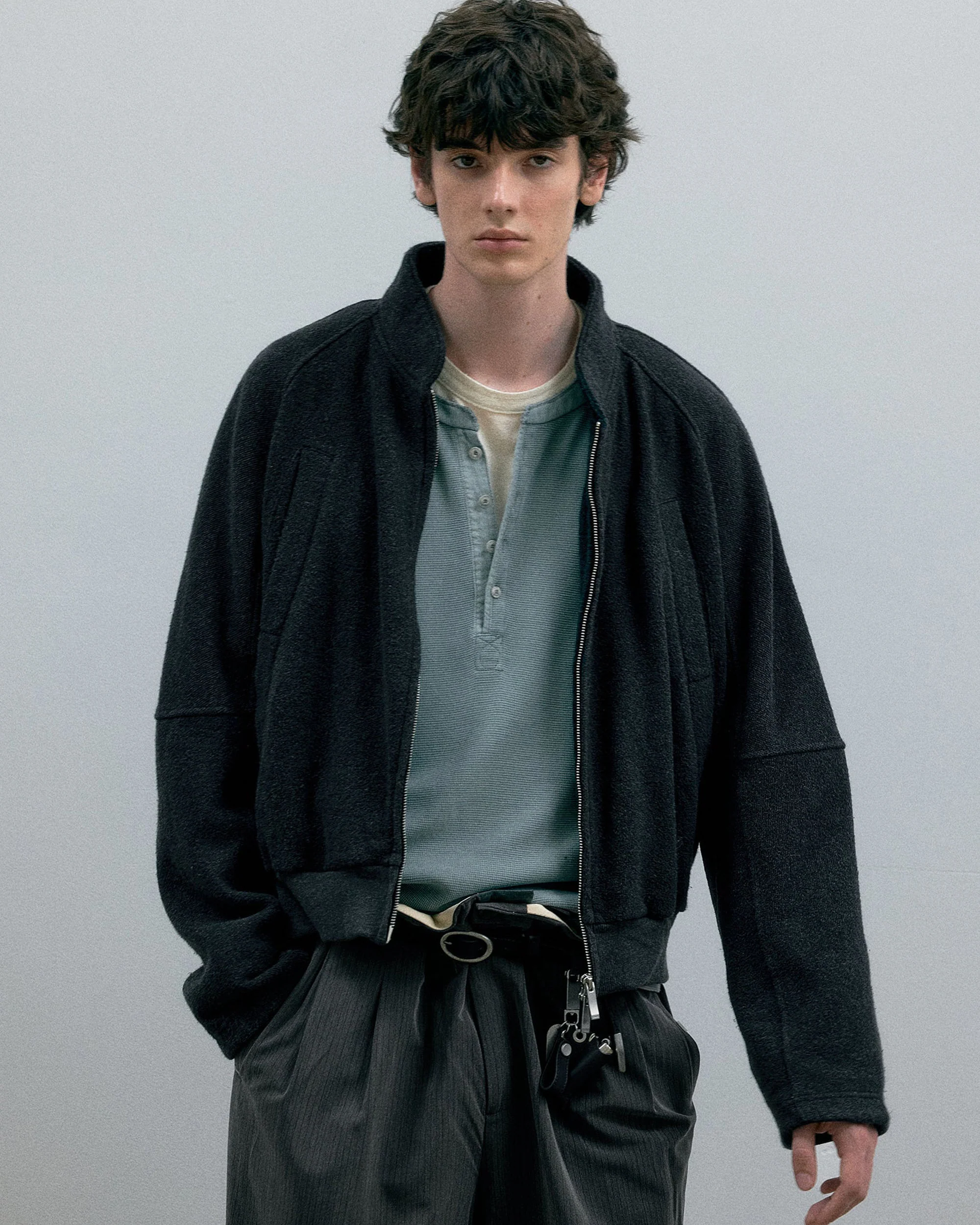 011 - Bourne Zip-Up Sweater Jacket - Image 2