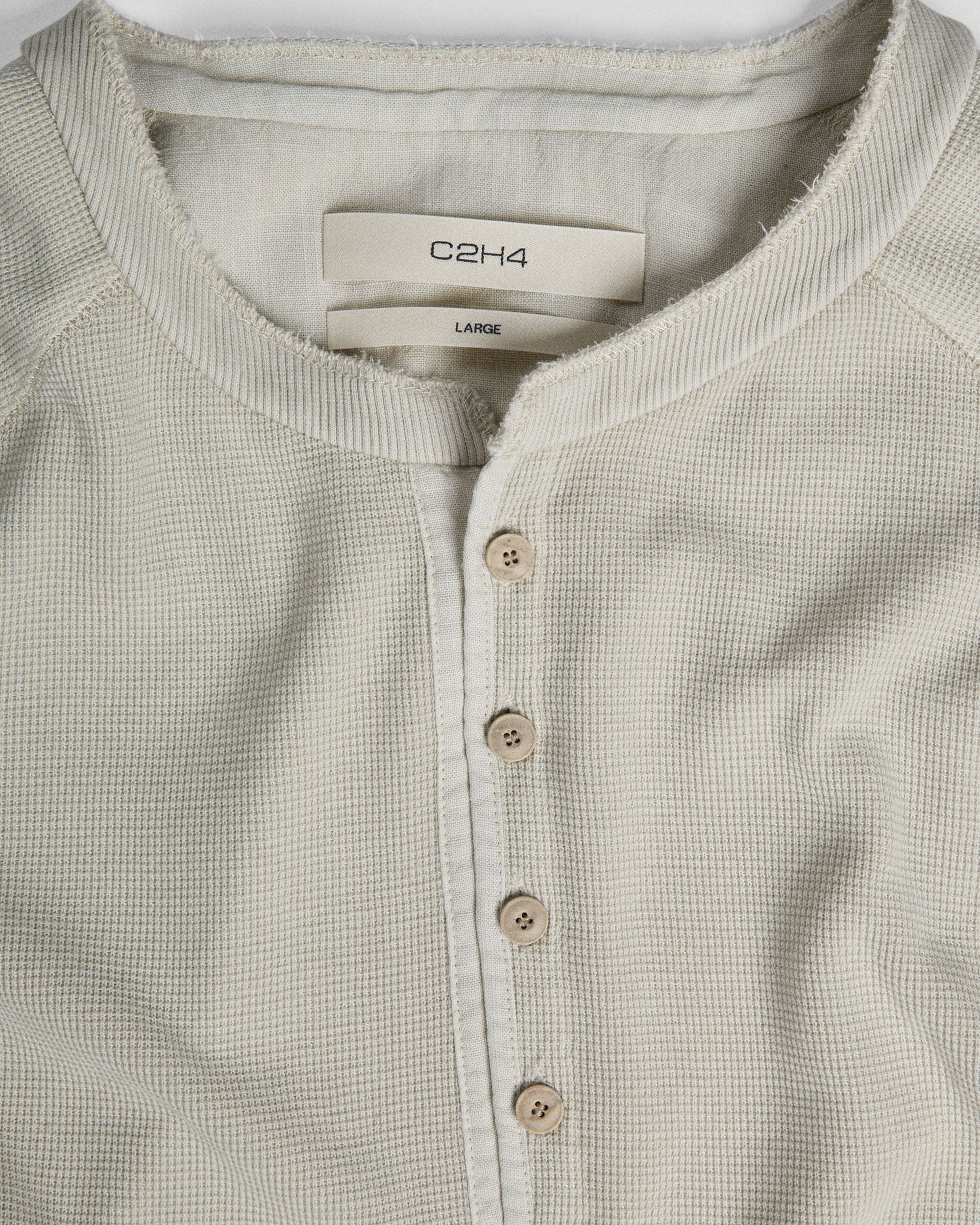 011 - Moccasin Memory Textured Henley - Image 15