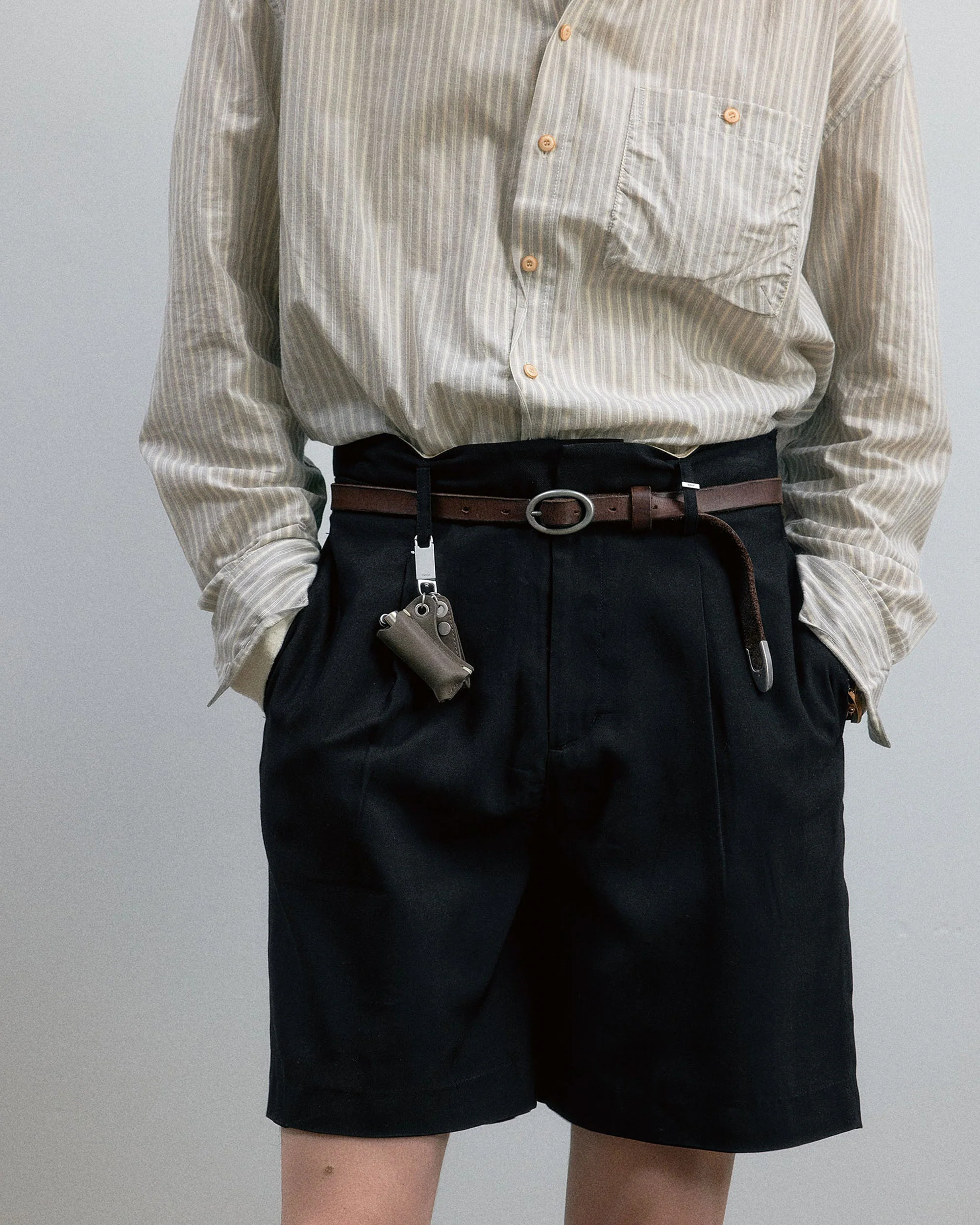011 - Vrille Fold-Over Tailored Shorts - Image 6