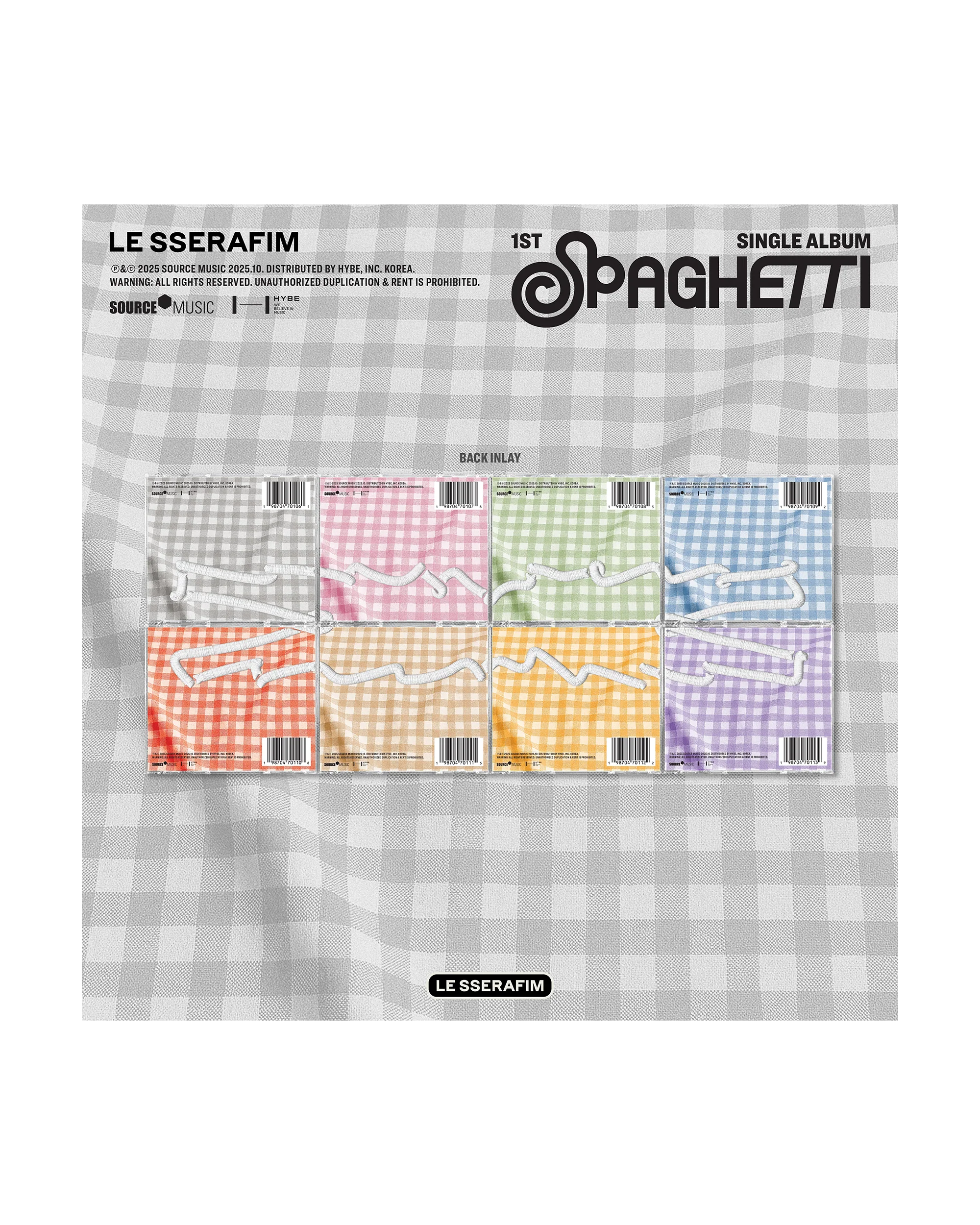 1st Single Album 'SPAGHETTI' Single CD (Bacon ver.) - Image 4