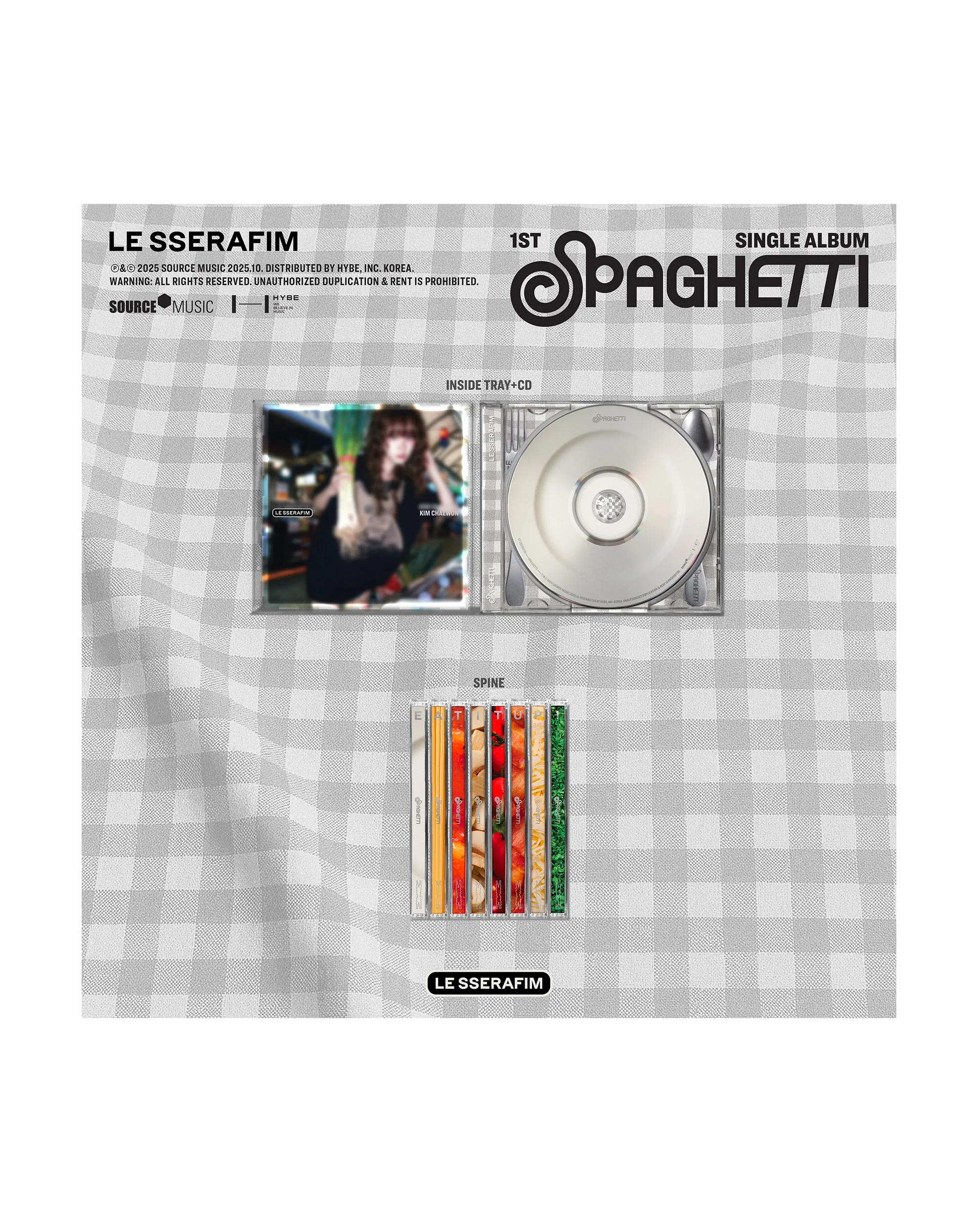 1st Single Album 'SPAGHETTI' Single CD (Parsley ver.) - Image 2