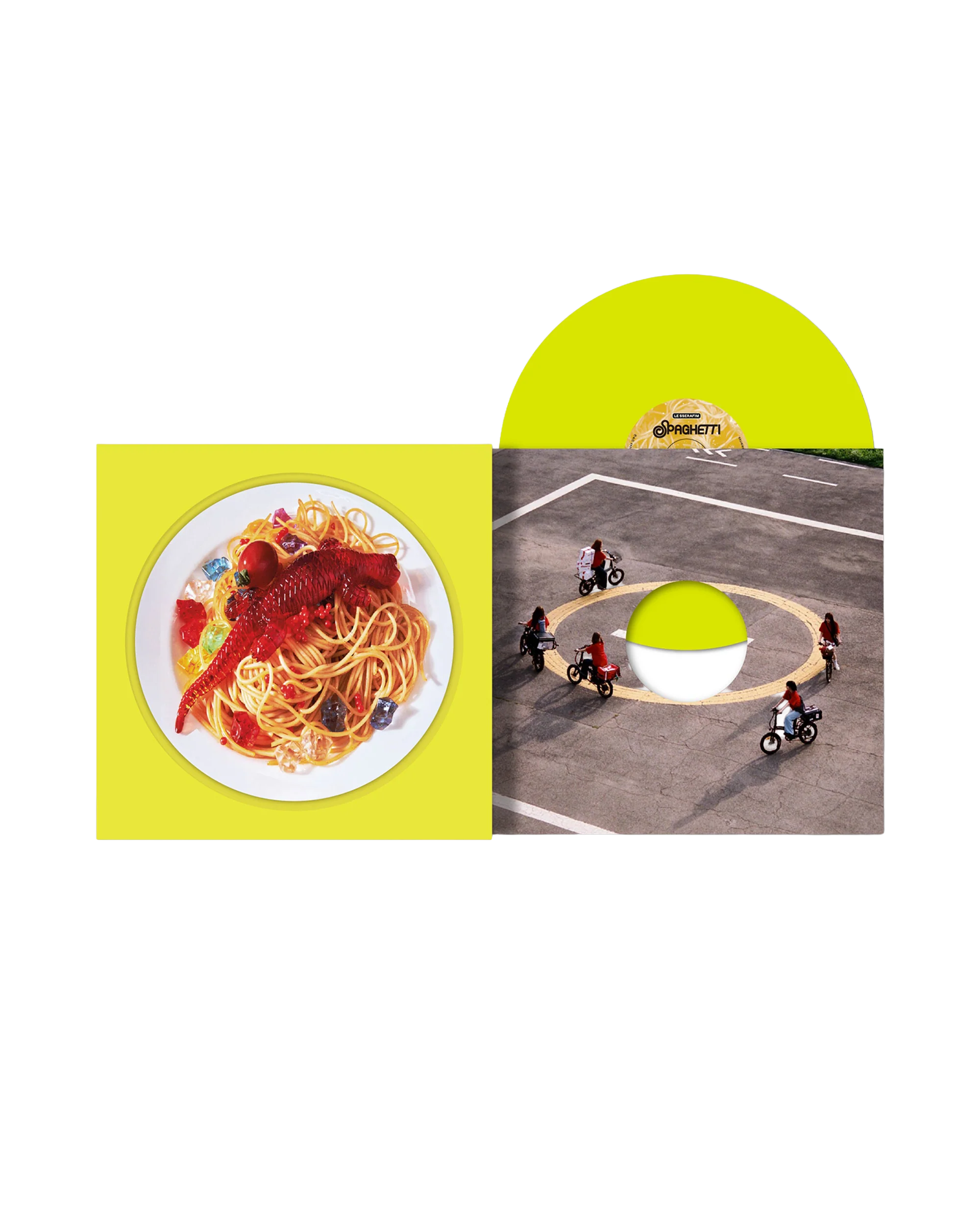 1st Single Album "SPAGHETTI" Vinyl [Neon Yellow]