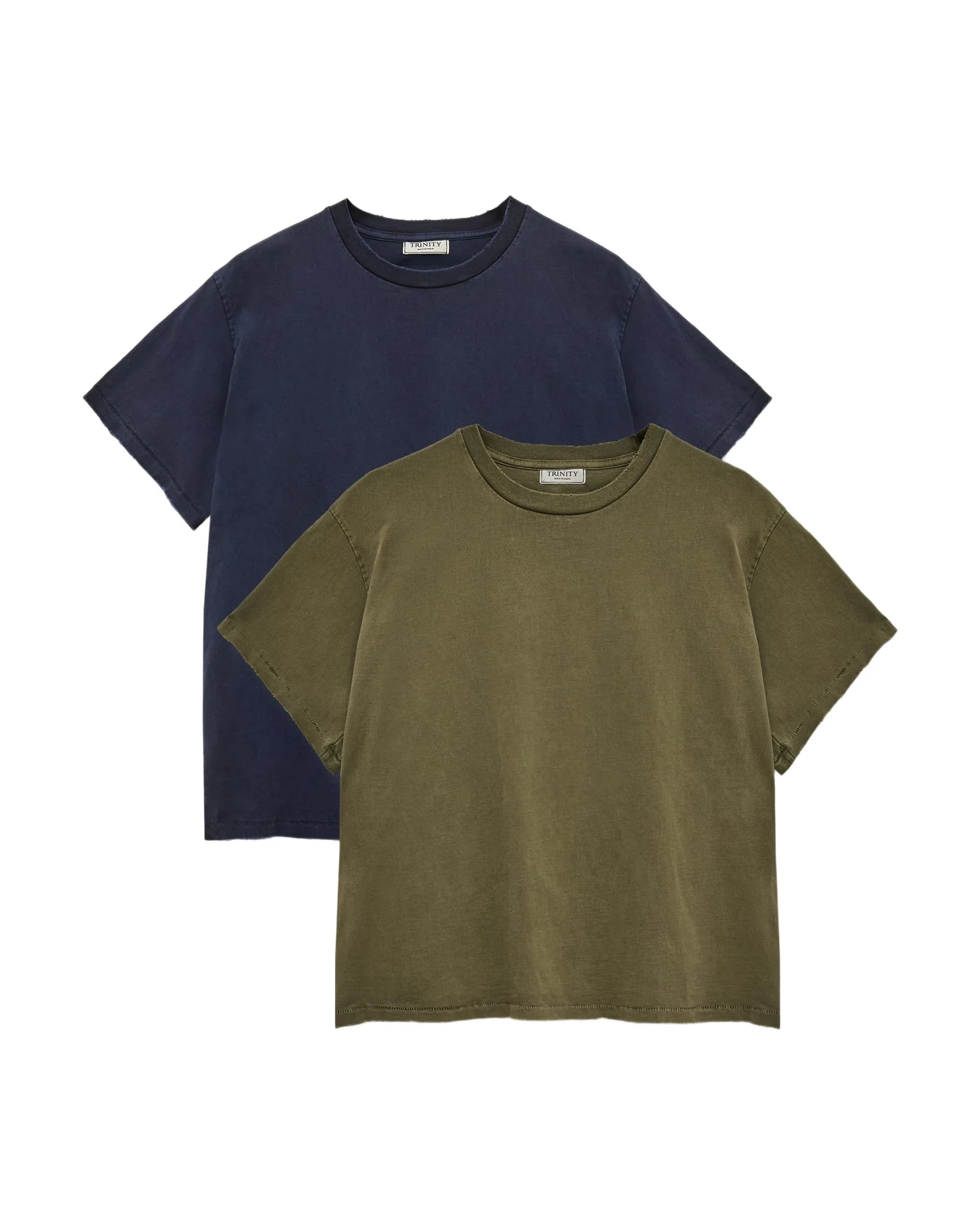 2 Pack Archive Tee - Navy & Military Green
