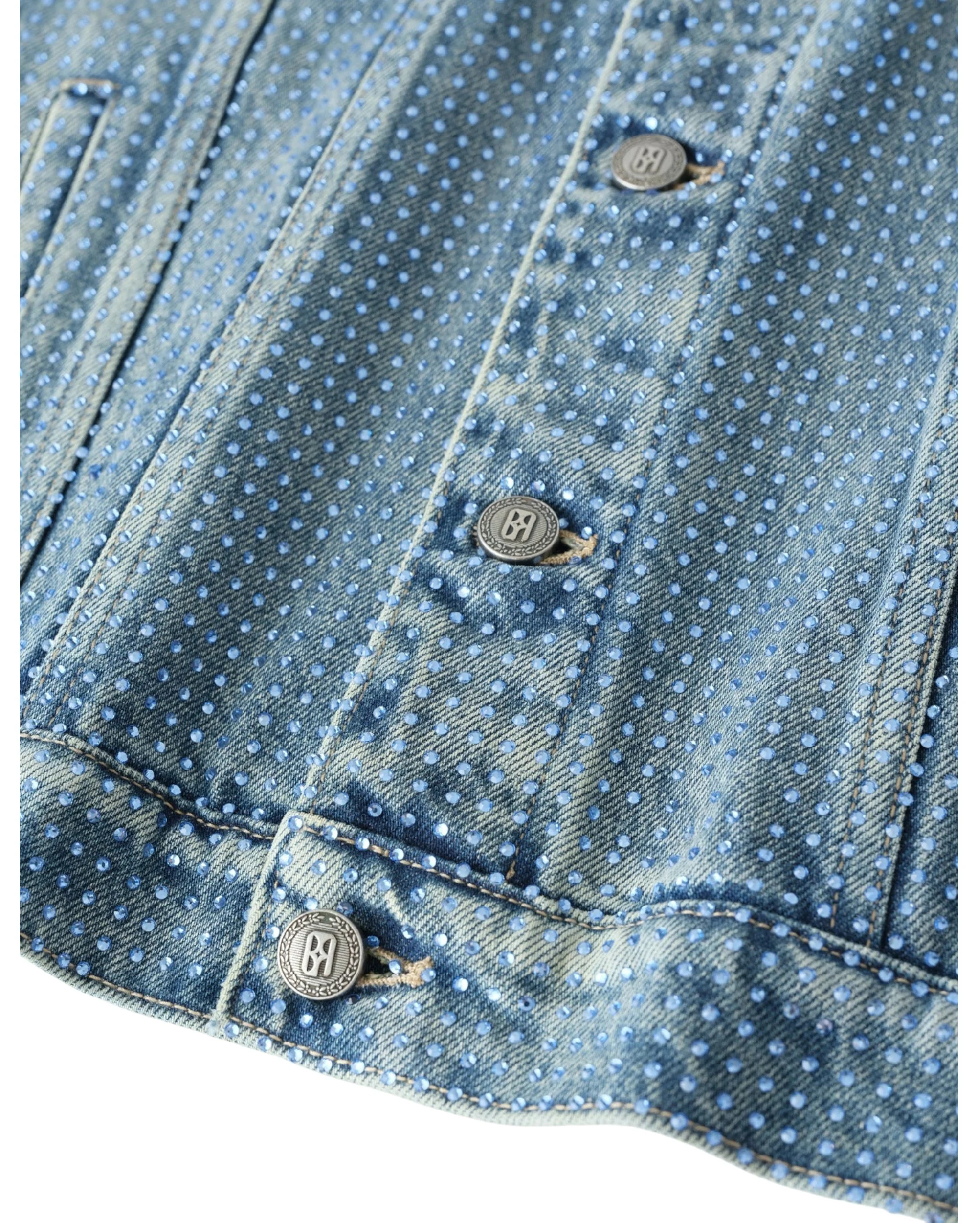 20k Diamond Vine Denim Jacket in BLU - Image 6