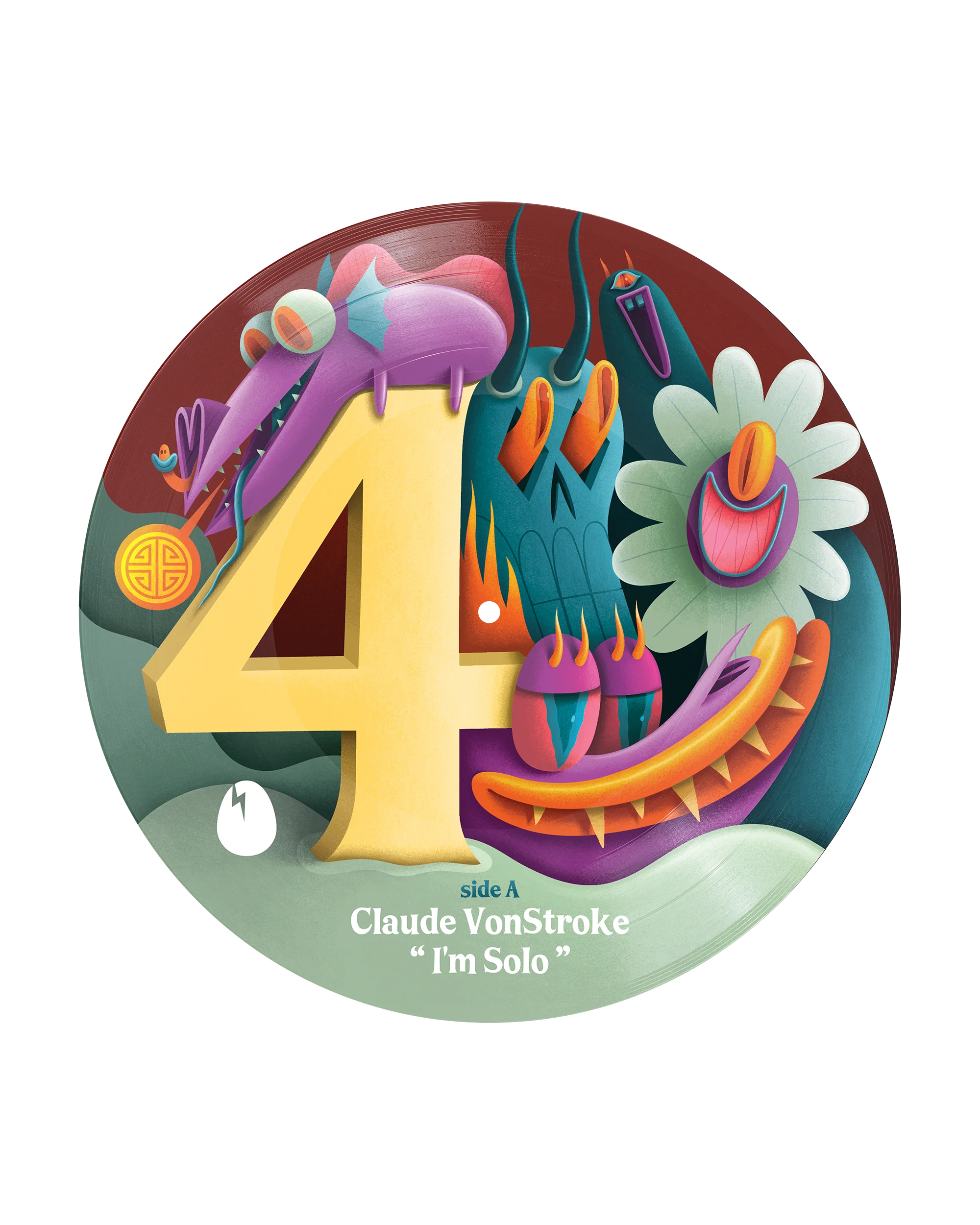 415 Day (2023) 7" Picture Disc Vinyl - I'm Solo/I Caught A Vibe - Image 2