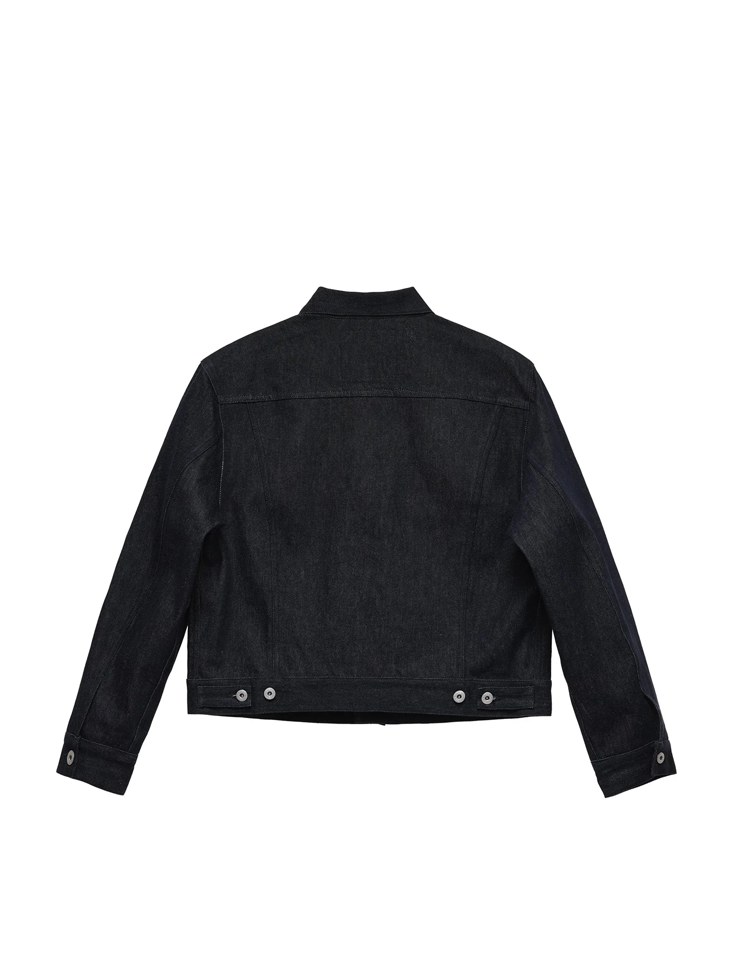 6CRAYON 11.3oz Indigo Blue Non-Fade Short Denim Jacket - Image 13
