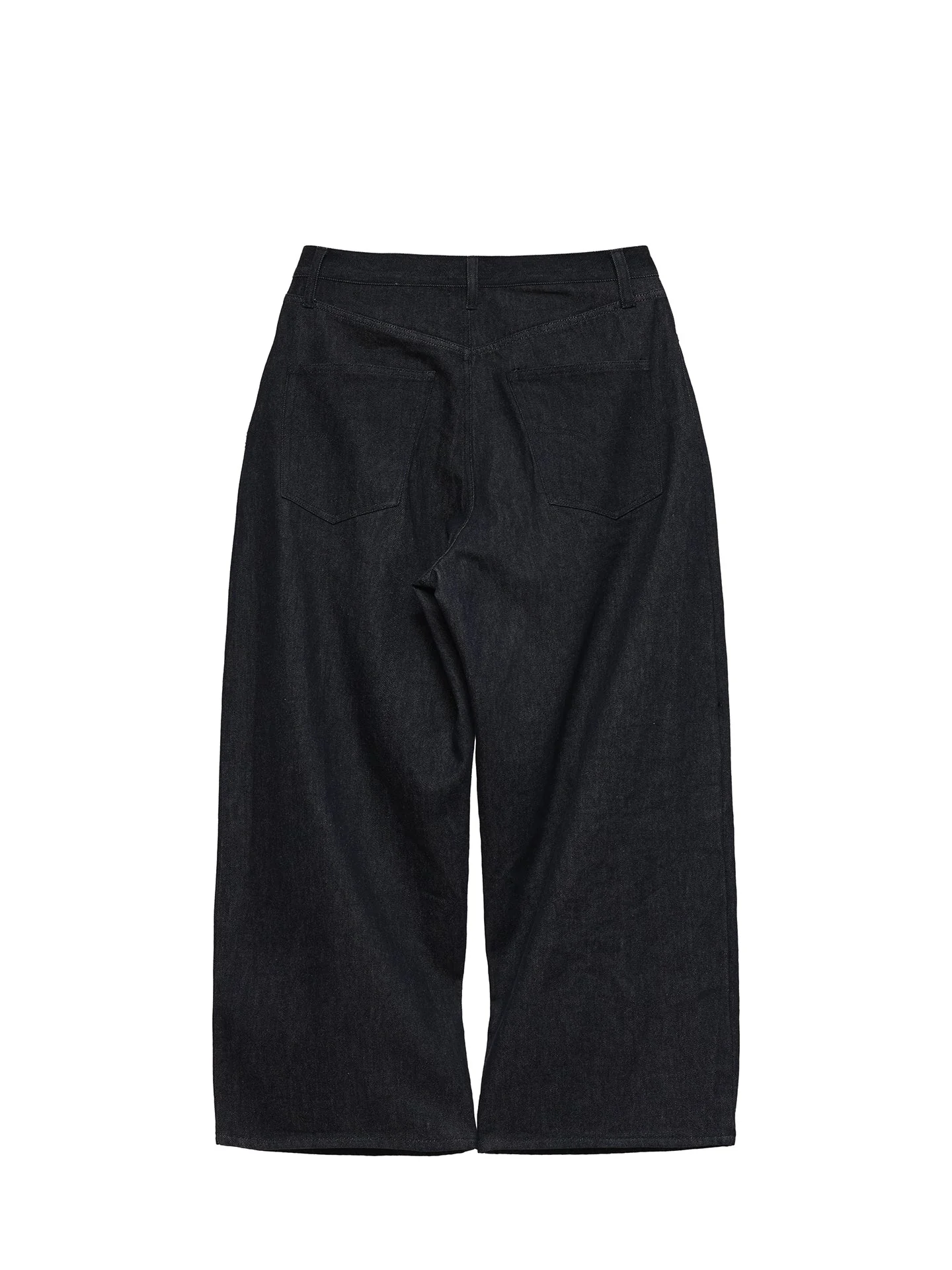 6CRAYON 11.3oz Indigo Blue Non-Fade Wide-Leg Baggy Denim Pants - Image 13