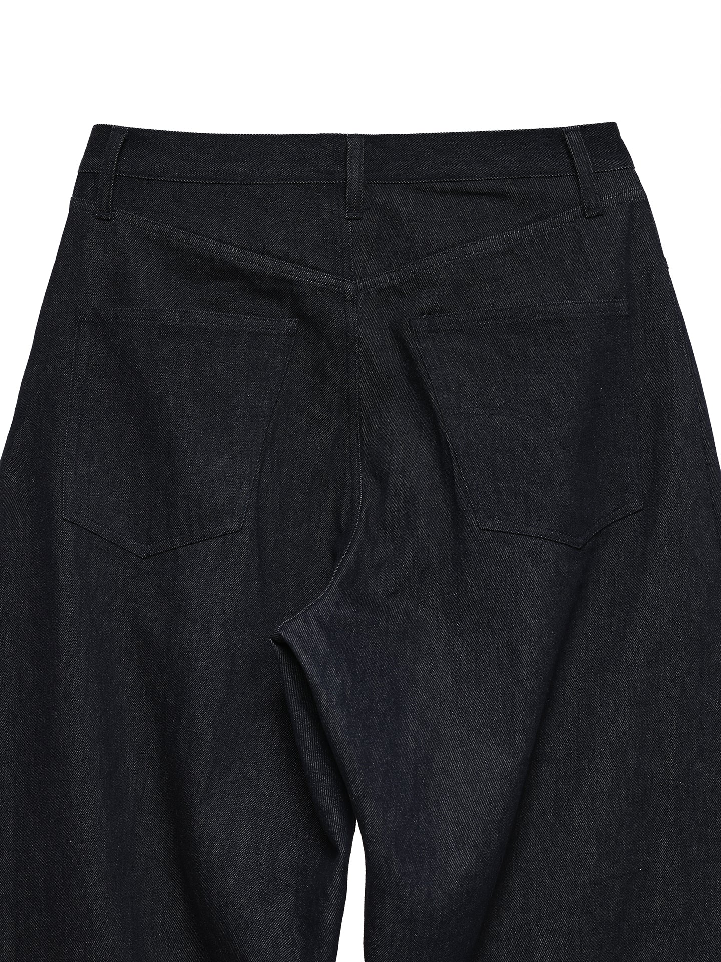 6CRAYON 11.3oz Indigo Blue Non-Fade Wide-Leg Baggy Denim Pants - Image 19