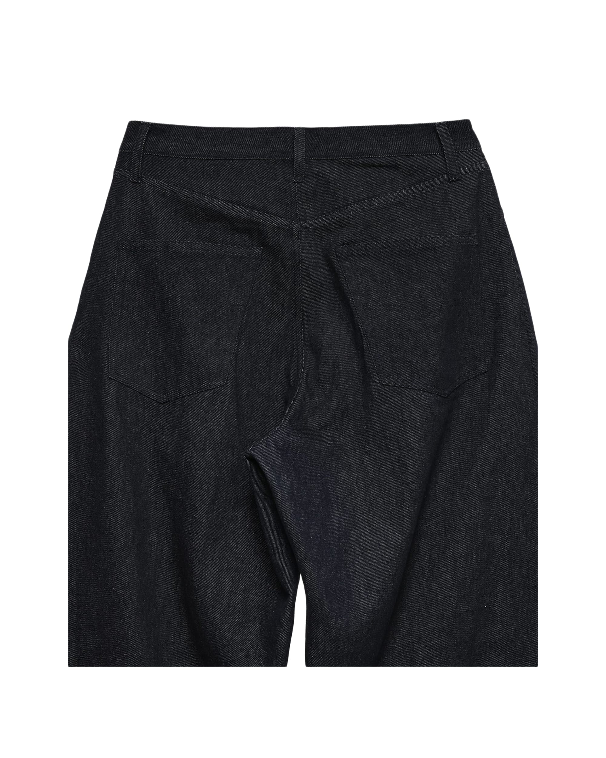 6CRAYON 11.3oz Indigo Blue Non-Fade Wide-Leg Baggy Denim Pants - Image 3