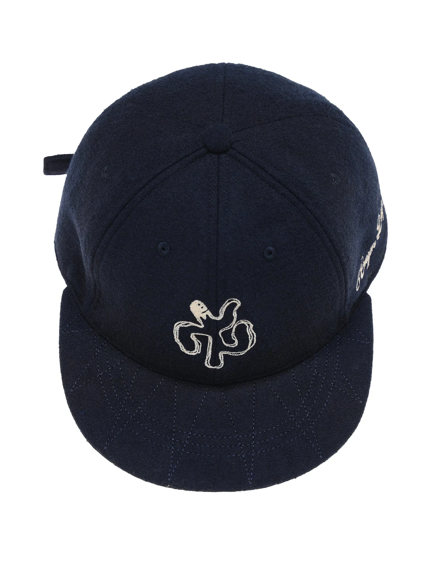 6CRAYON Autumn-Winter Classic Embroidered Wool Blend Six-Panel Baseball Cap - Image 13