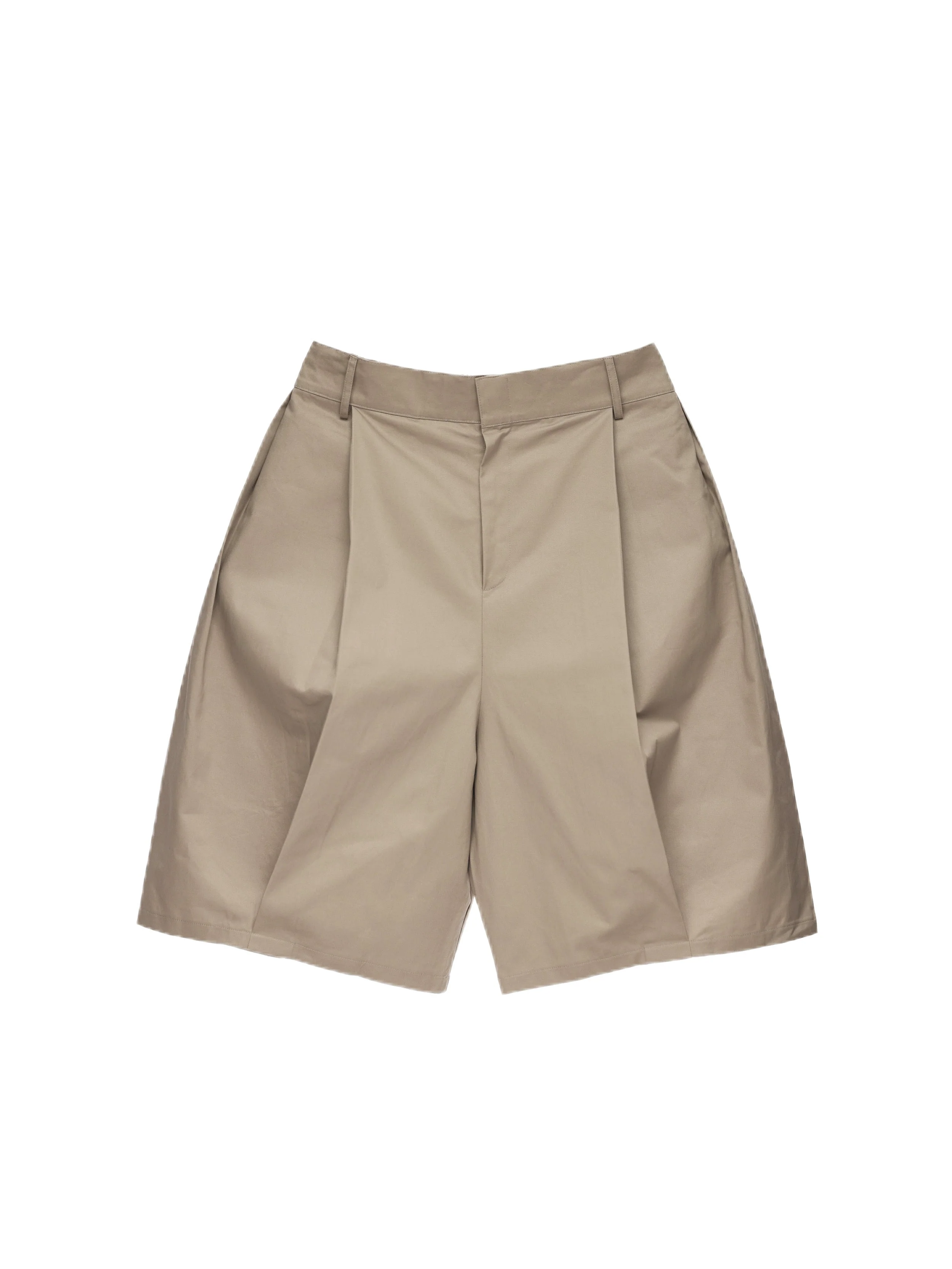 6CRAYON Elastic Waist Wide-Leg Shorts 2.0 – Double Pleated & Loose Fit with Coating - Image 15