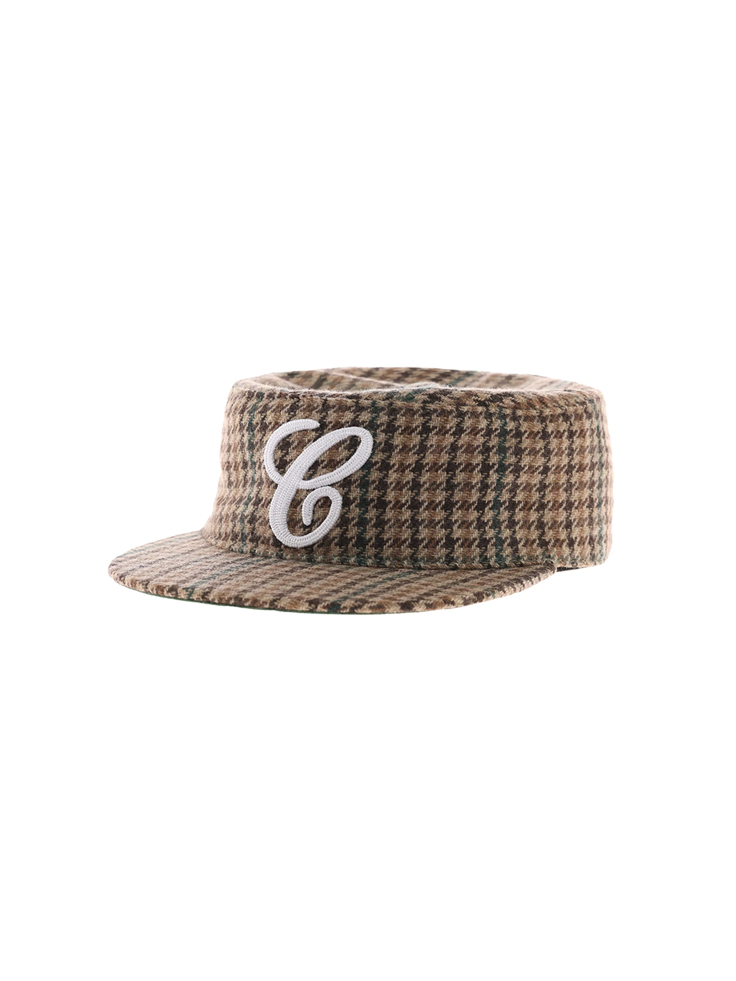 6CRAYON Houndstooth Flat Top Casual Baseball Cap - Image 5