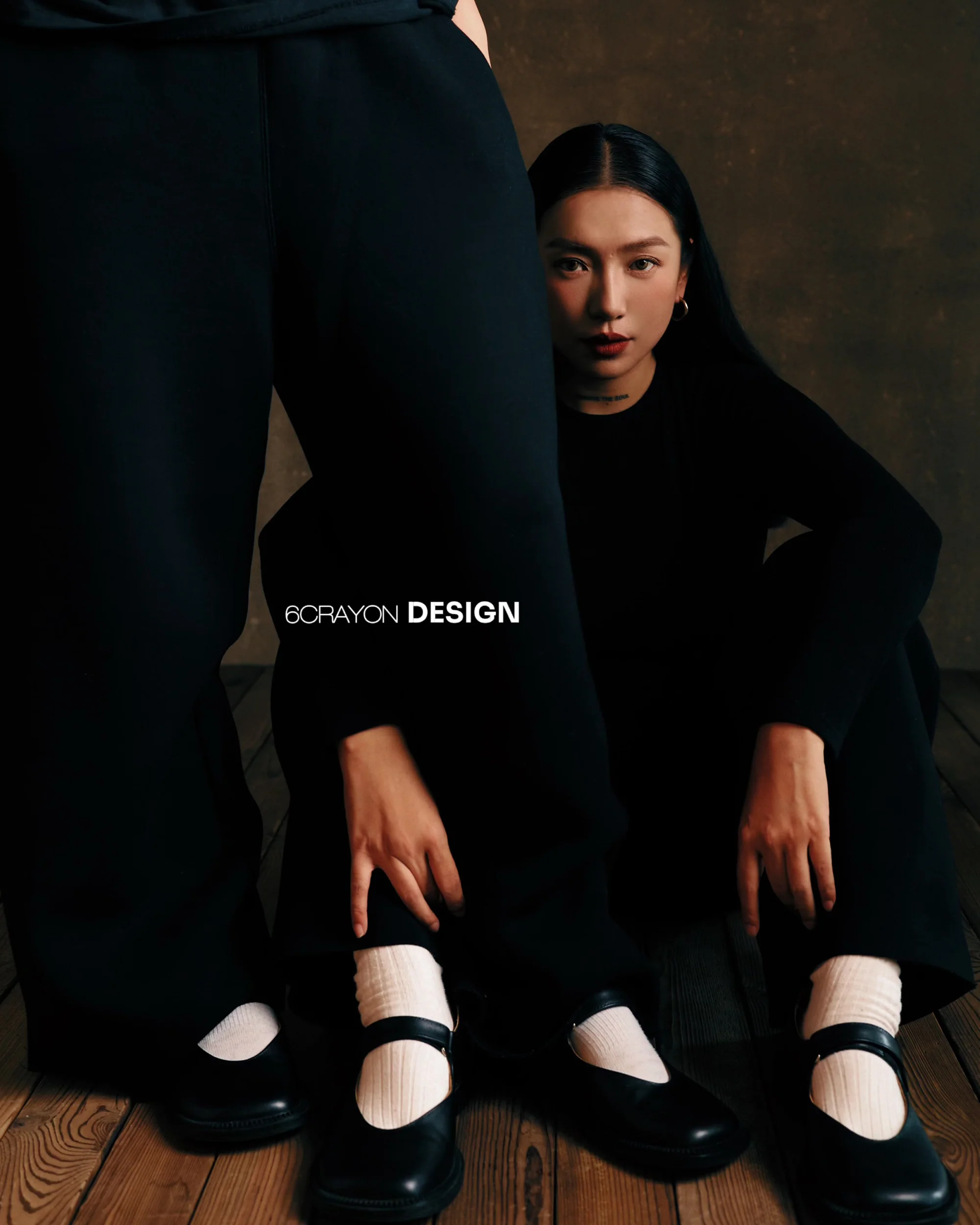 6CRAYON Unisex Black Full-Grain Leather Mary Janes - Image 6