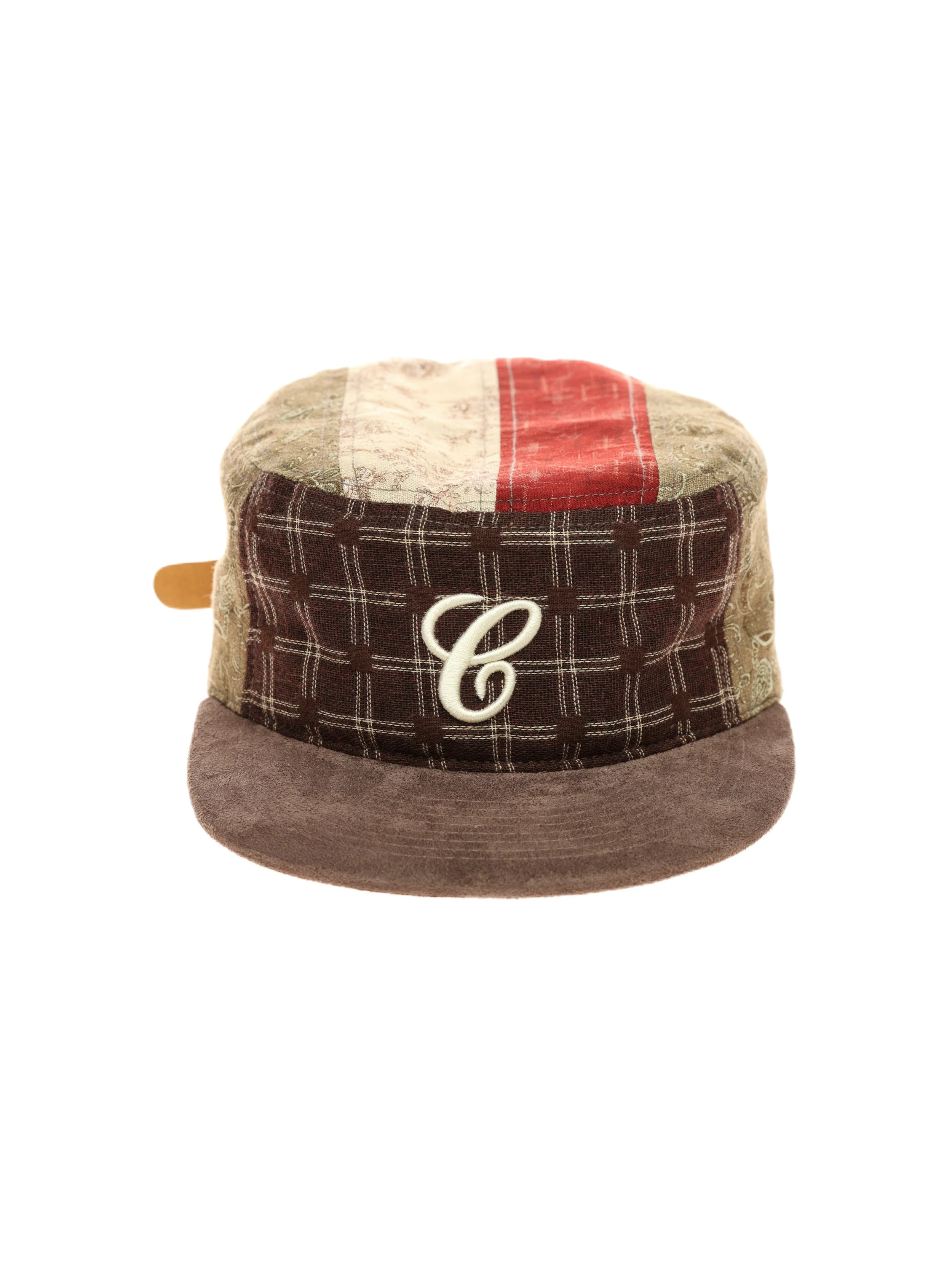6CRAYON Vintage Patchwork Flat Top Baseball Cap - Image 16