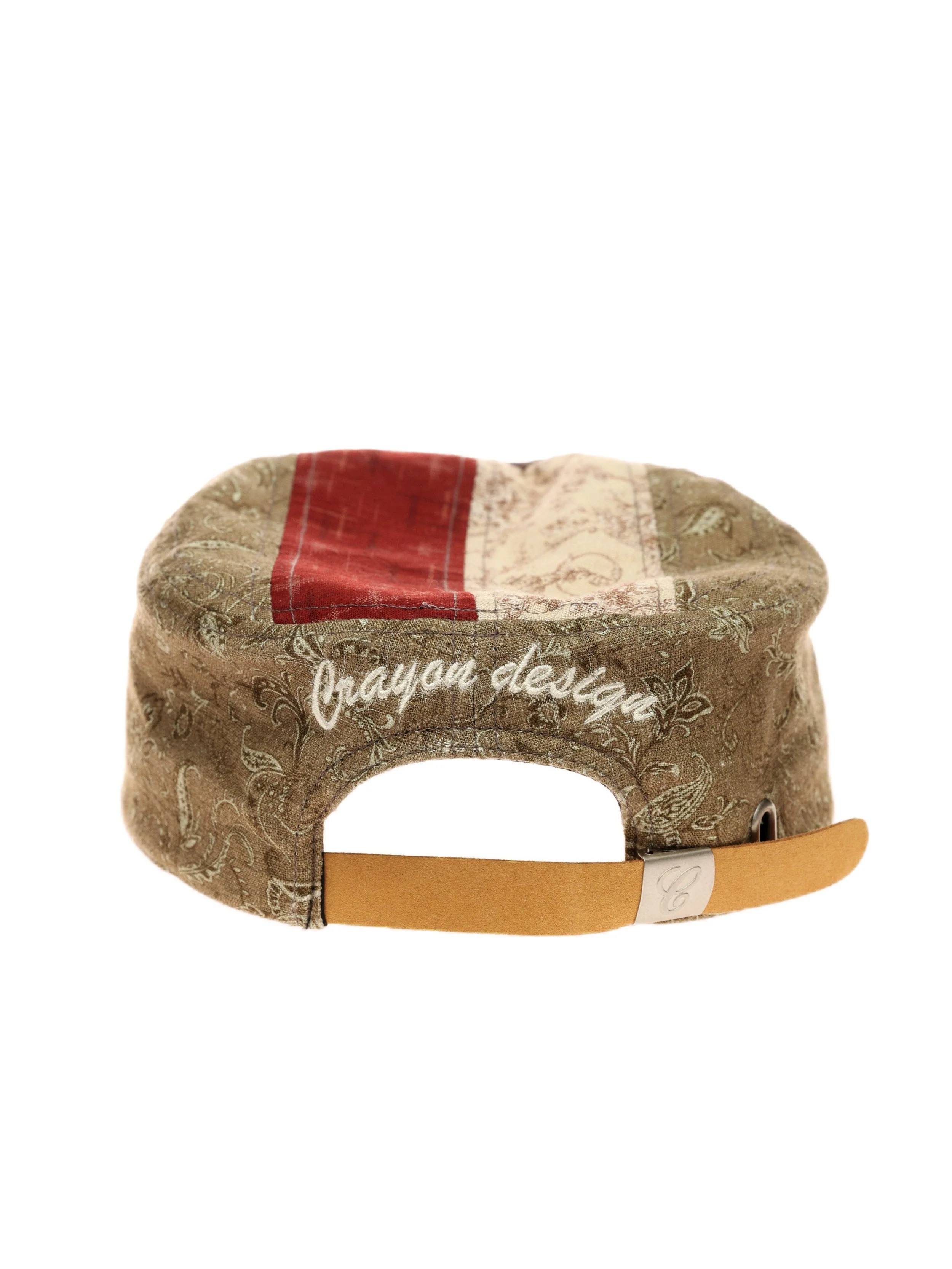 6CRAYON Vintage Patchwork Flat Top Baseball Cap - Image 17