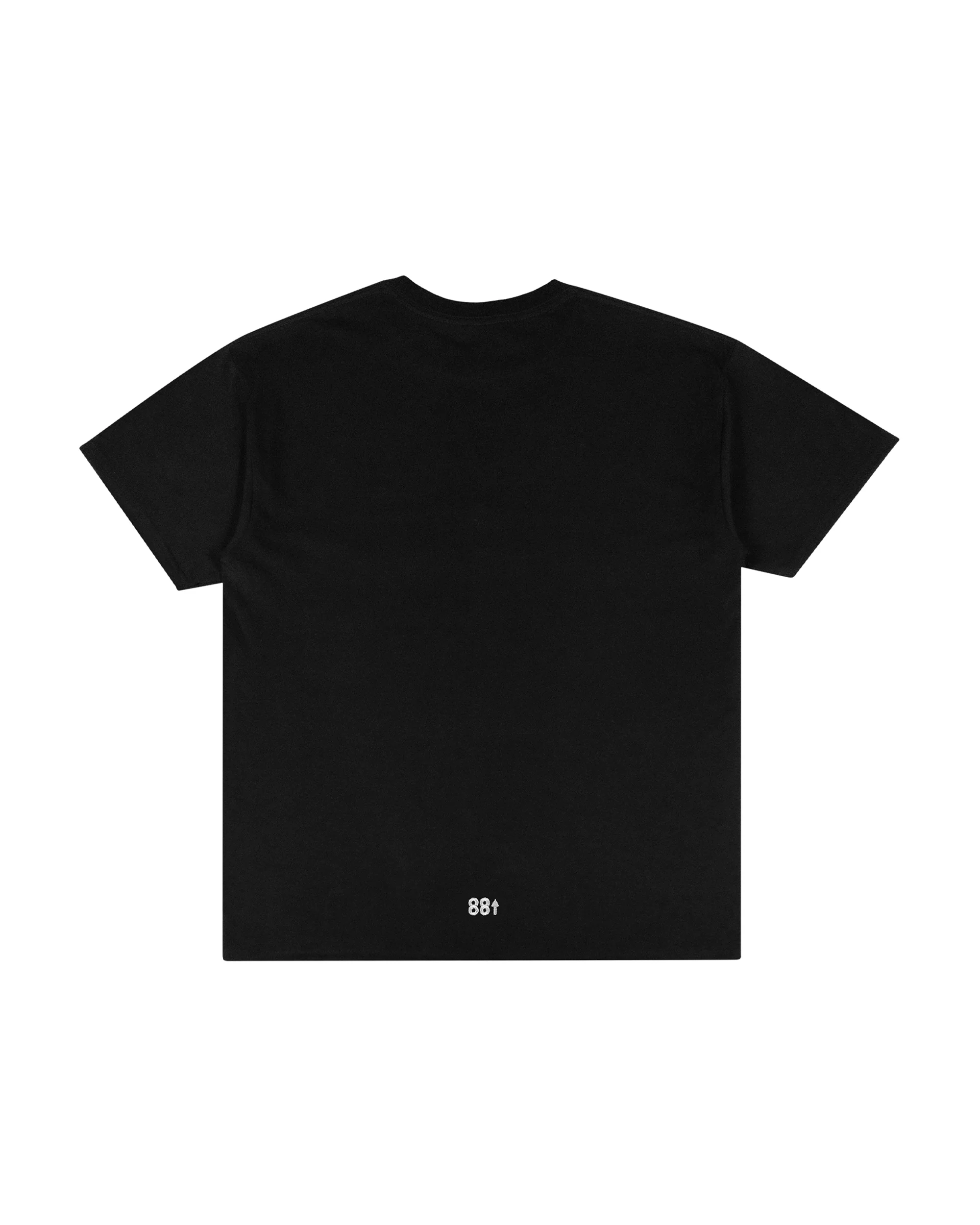 88CORE Puff Print Tee - Black - Image 2