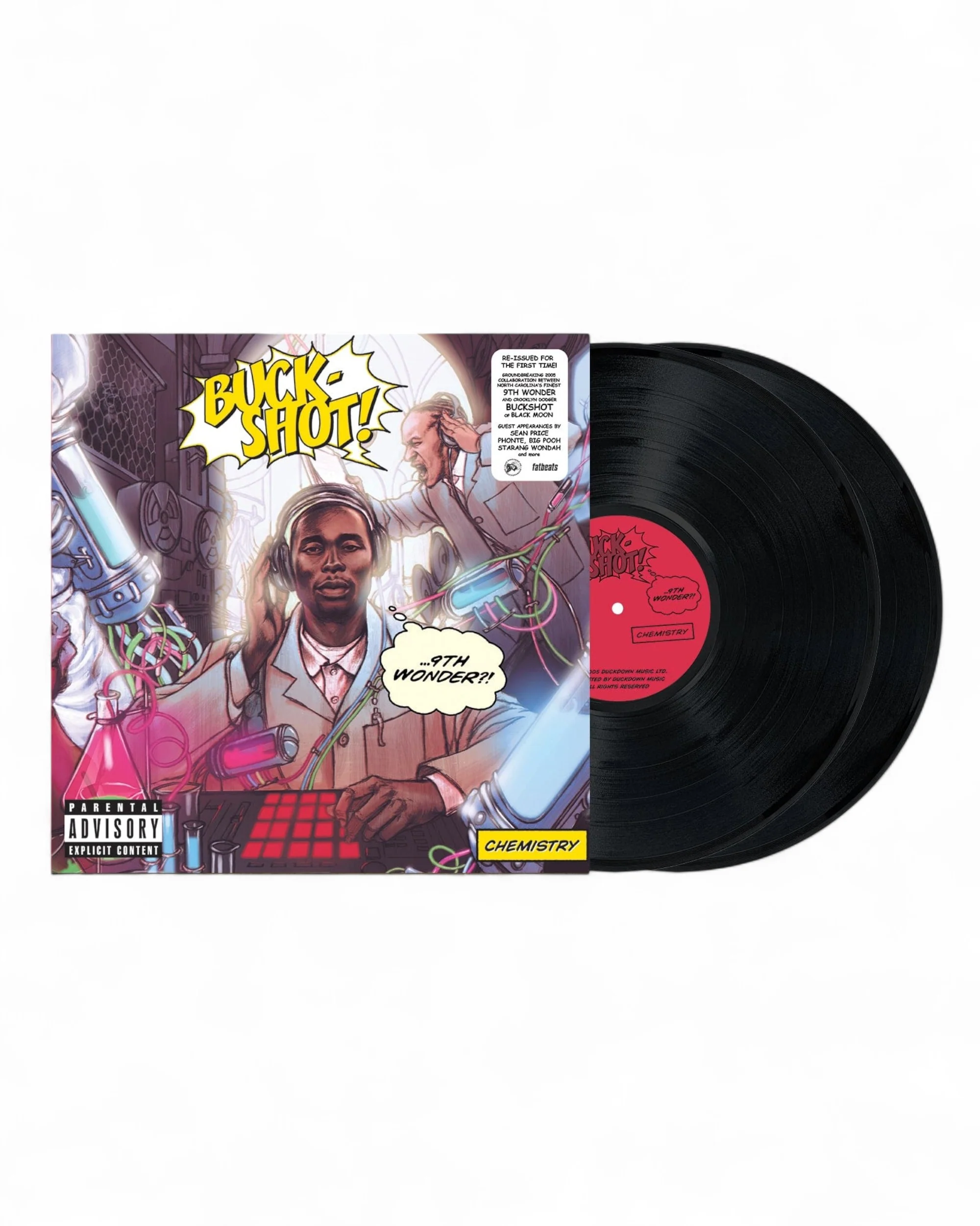 9th Wonder & Buckshot - Chemistry (2xLP - Neon Green Vinyl - Fat Beats Exclusive) - Image 2