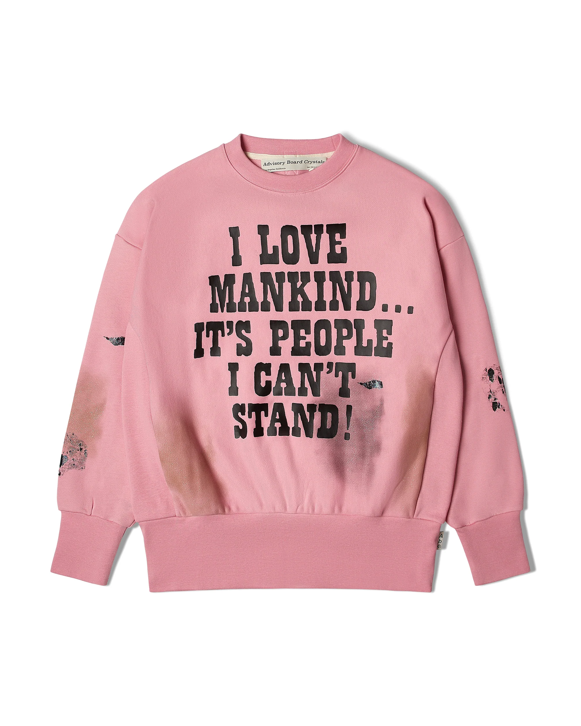 Abc. I Love Mankind But… Sweatshirt- SS25