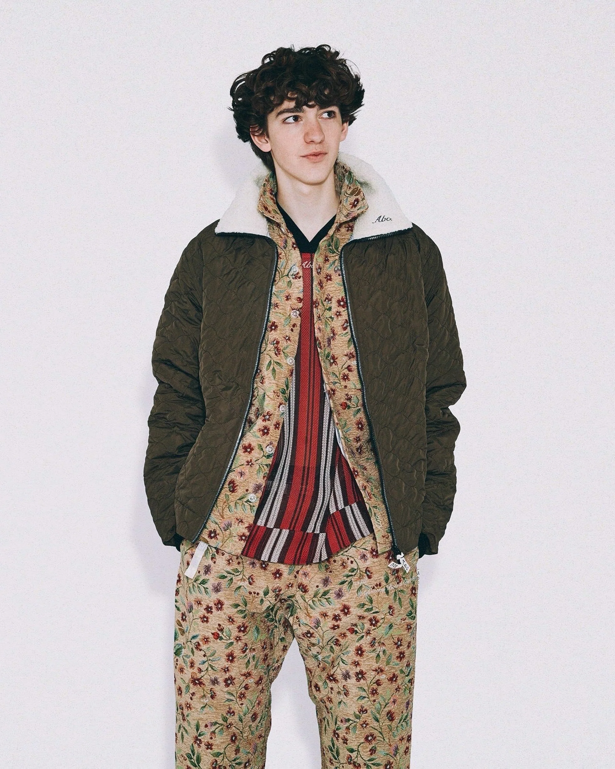 Abc. Quilted Snow Jacket (Olive Green)- FW24 - Image 4