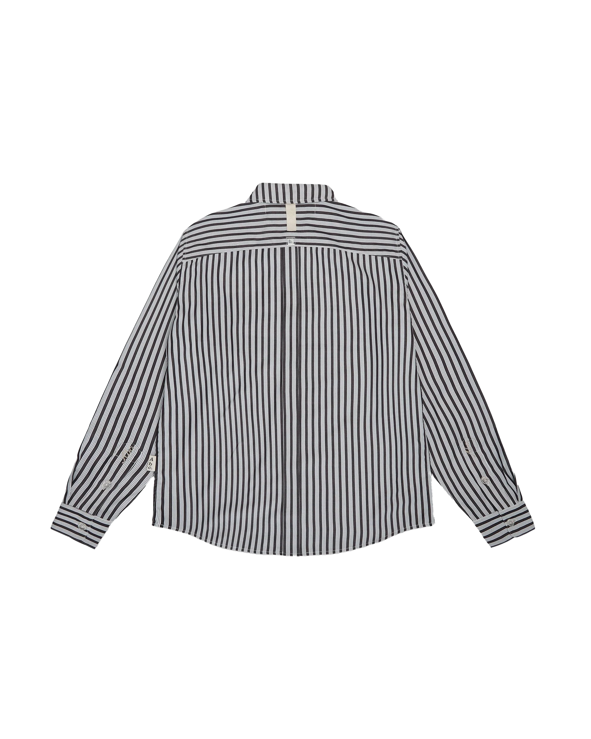Abc. Stripe Shirt (Black)- FW24 - Image 3
