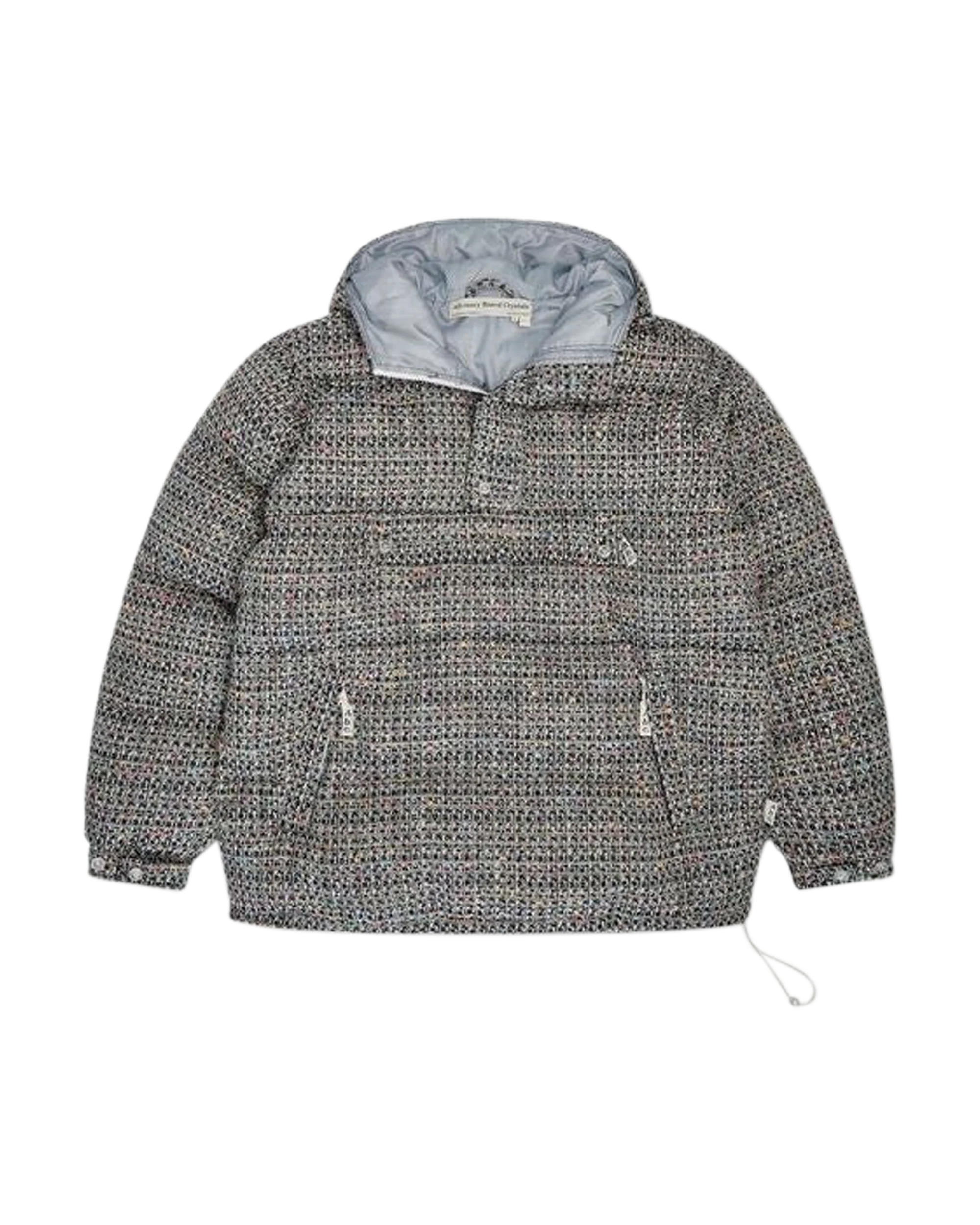 Abc. Tweed Hooded Puffer Jacket (Black)- FW24 - Image 2