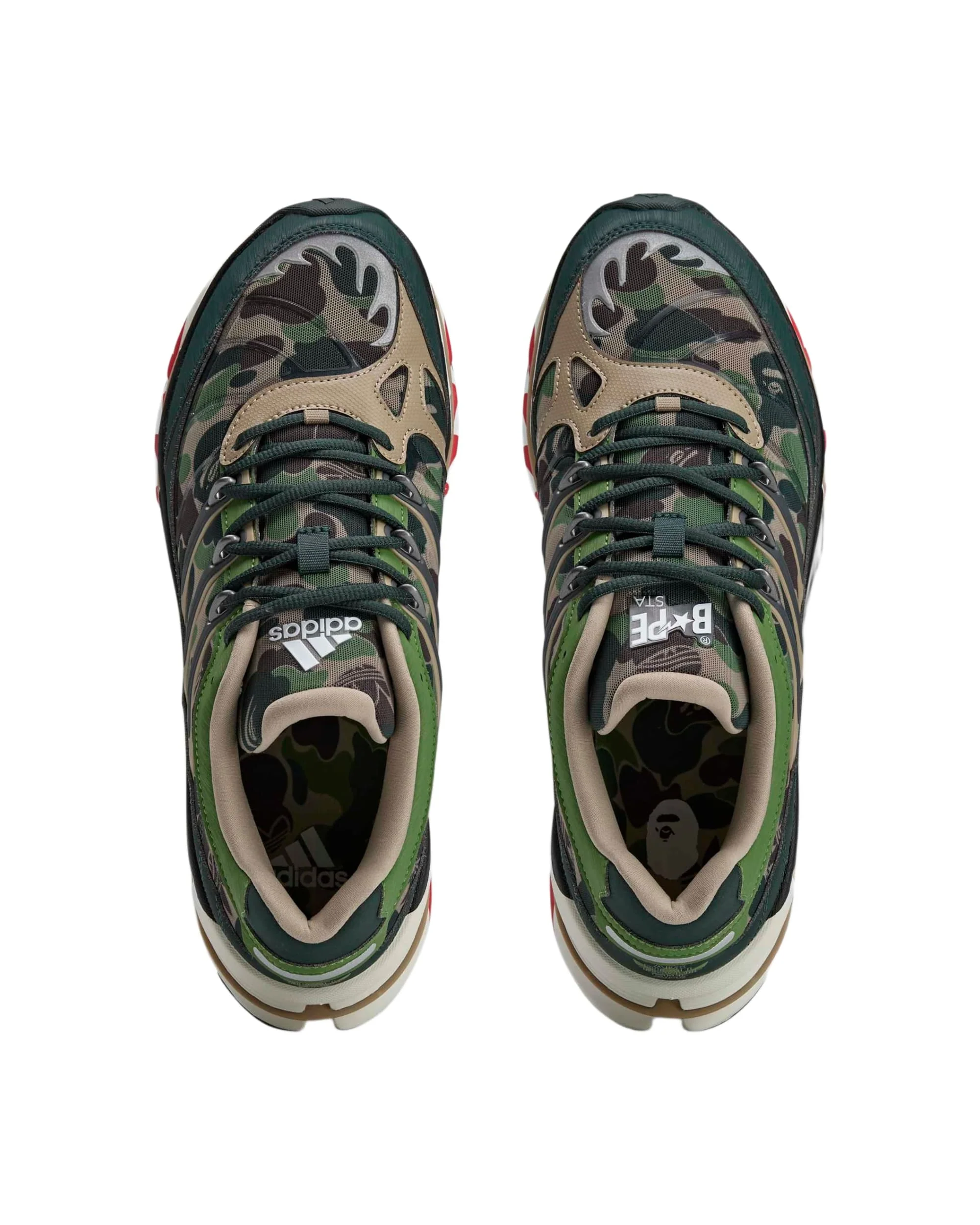 BAPE x adidas Adistar HRMY Trainers - Camo - Image 3