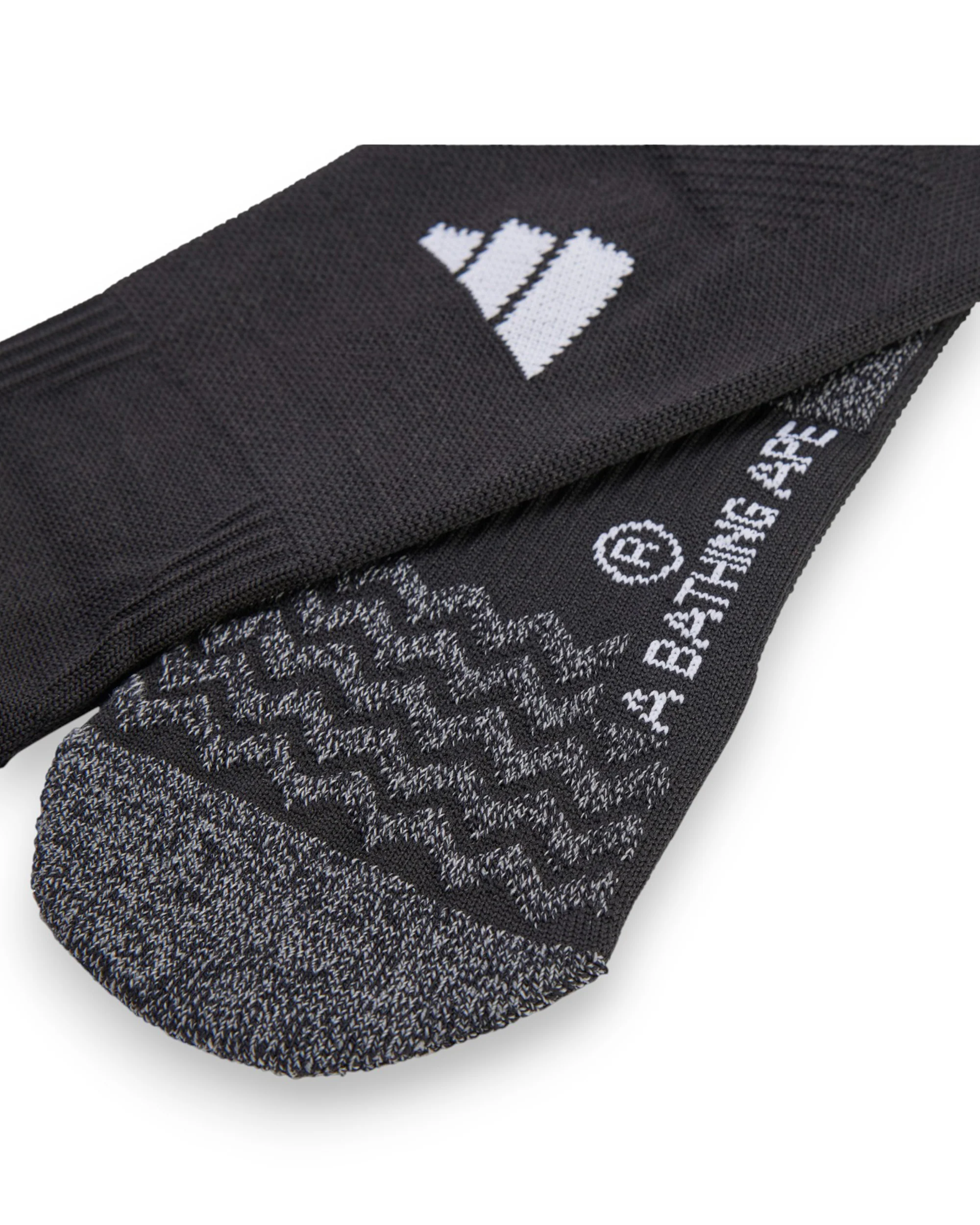 ADIDAS X BAPE FB SOCKS BLACK - Image 5