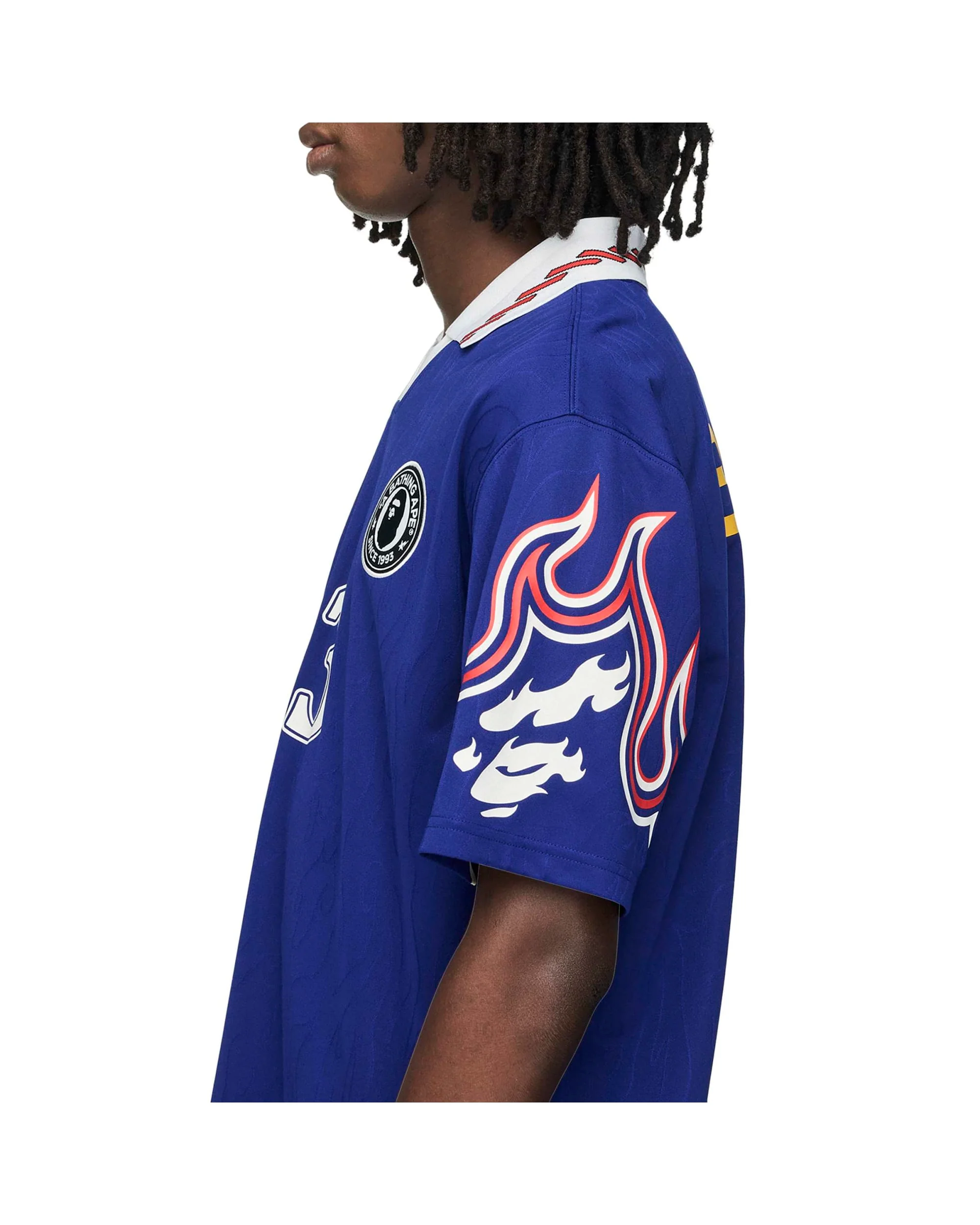 ADIDAS x BAPE SSL FLAME JERSEY BAPE® - Image 4