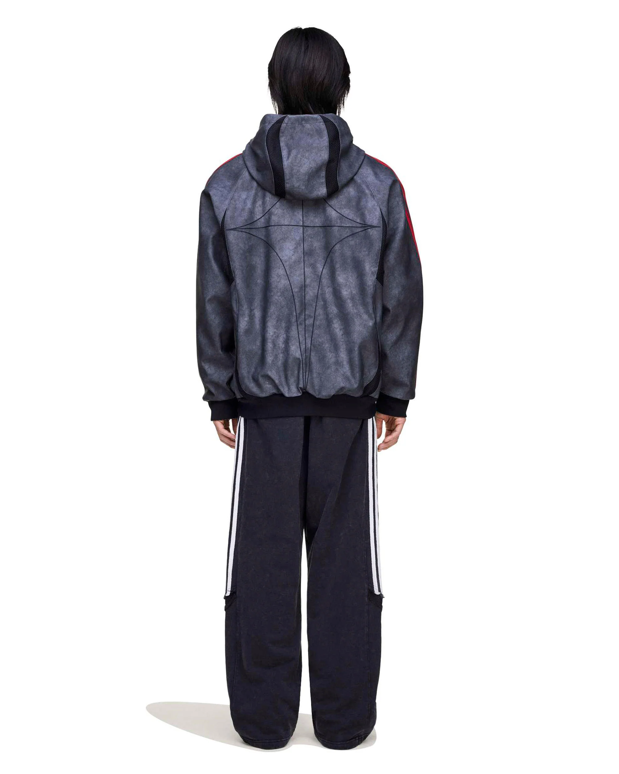ADIDAS X THUG CLUB TEAMGEIST FAUX LEATHER JACKET - Image 4