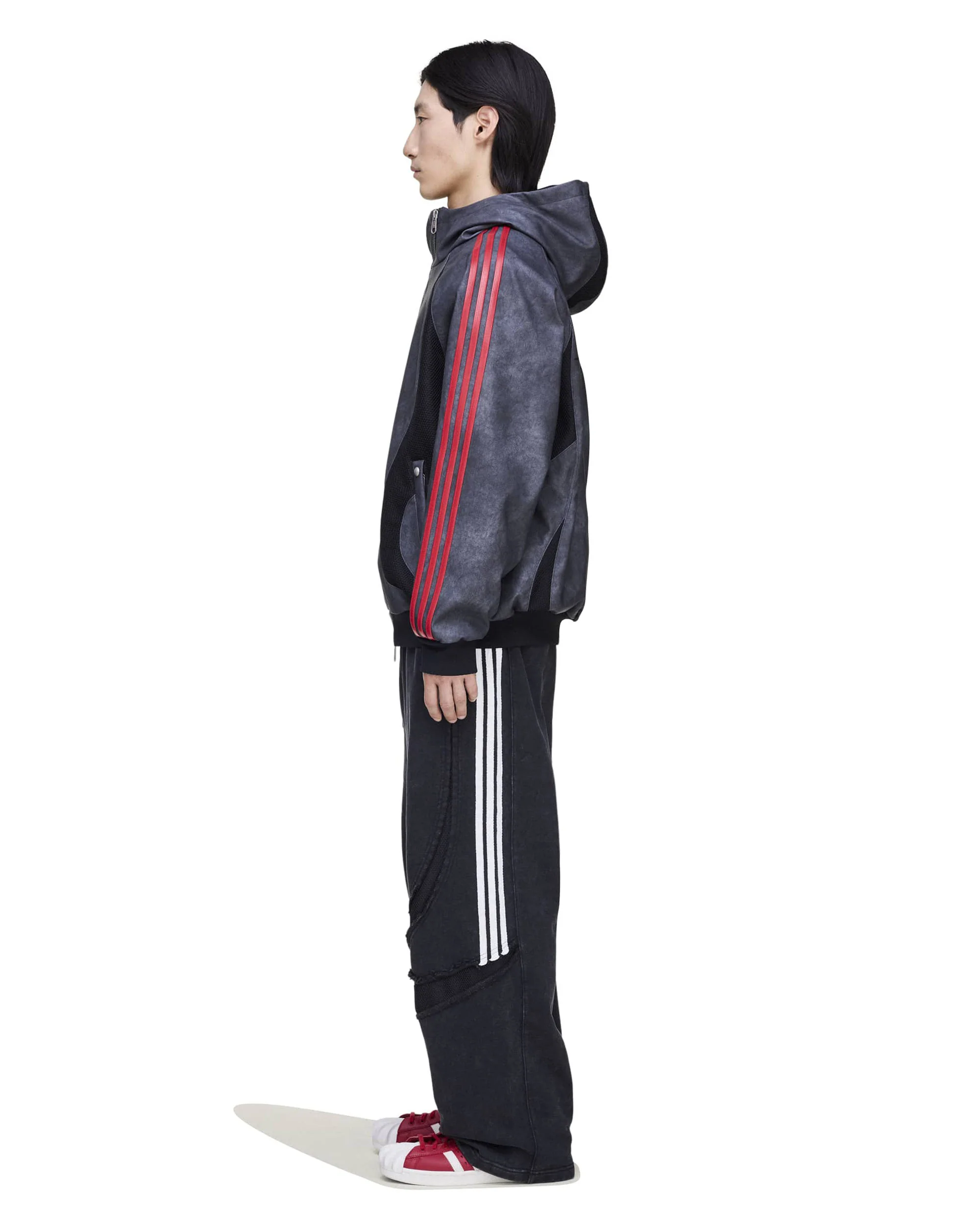 ADIDAS X THUG CLUB TEAMGEIST FAUX LEATHER JACKET - Image 5