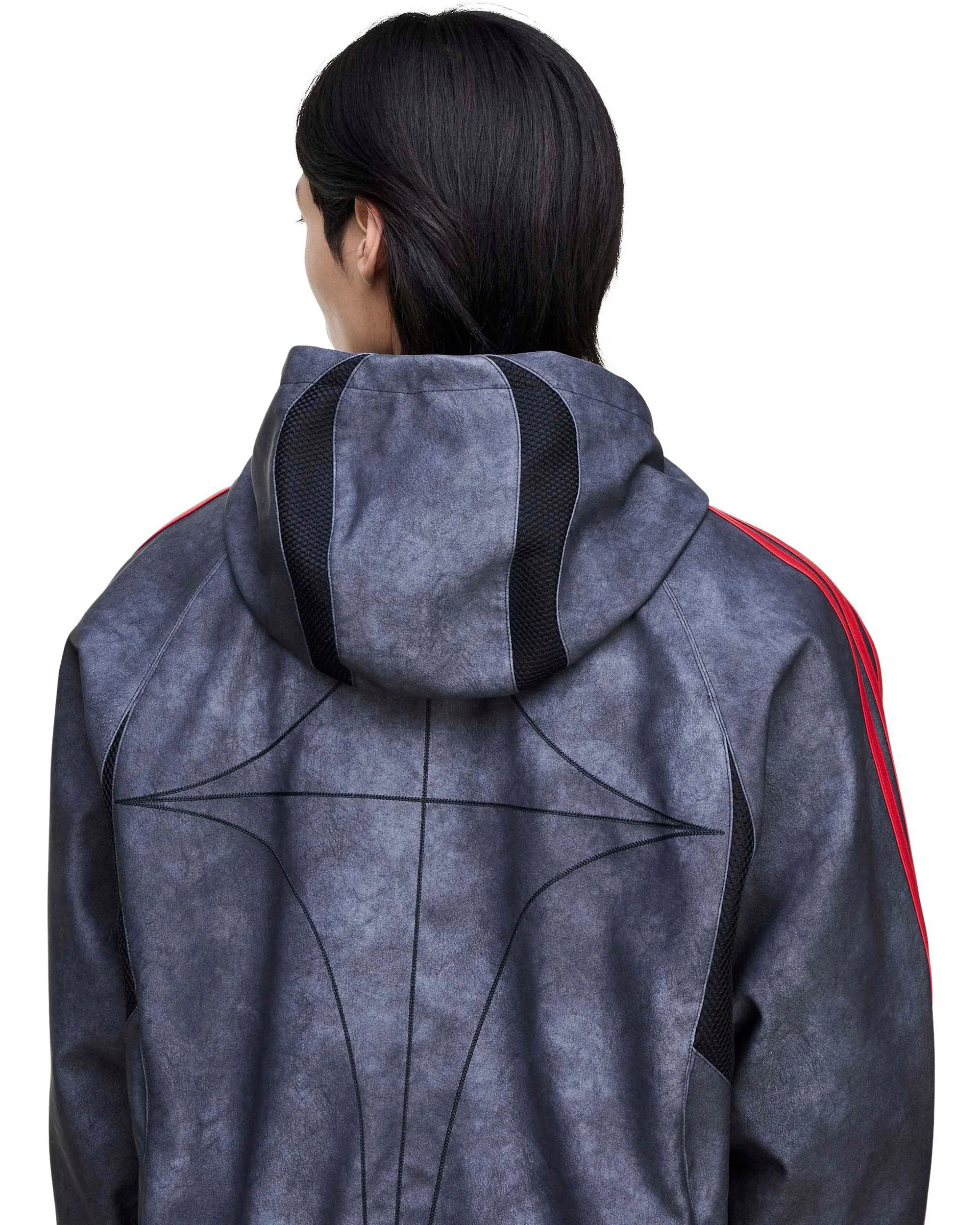 ADIDAS X THUG CLUB TEAMGEIST FAUX LEATHER JACKET - Image 8