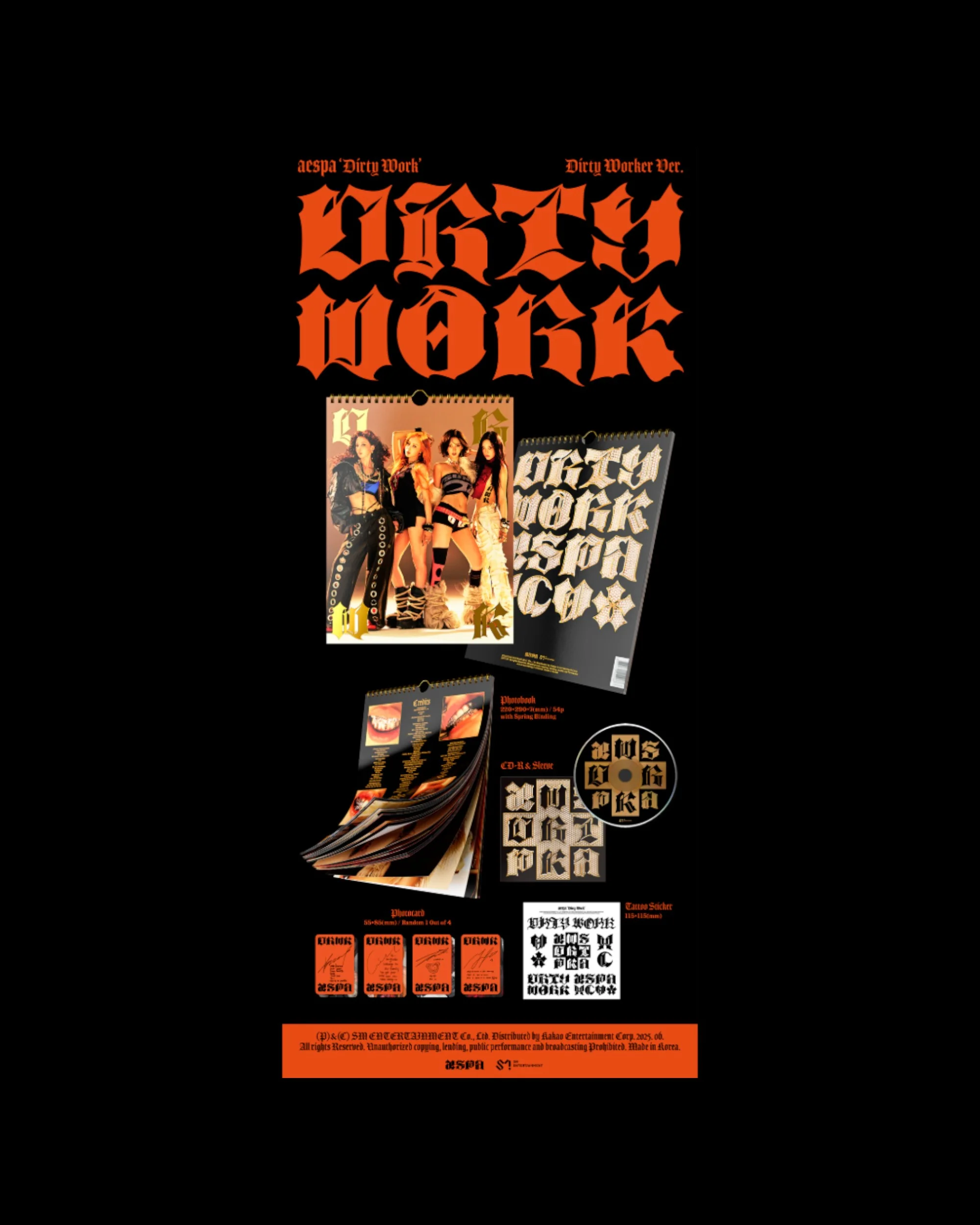 aespa 'Dirty Work' (Dirty Worker Ver.) - Image 2
