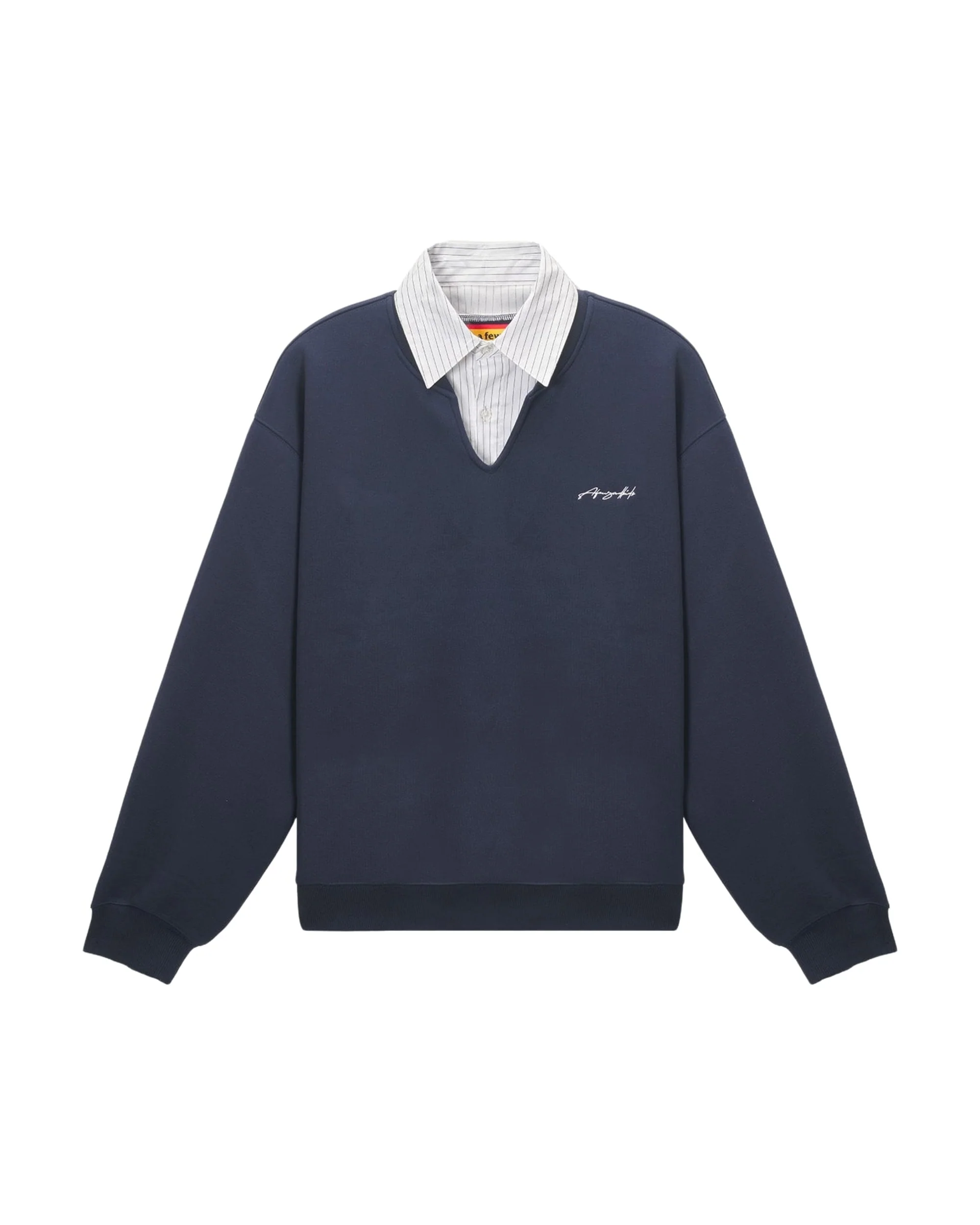 (AFGK) Layered Collar Sweatshirt