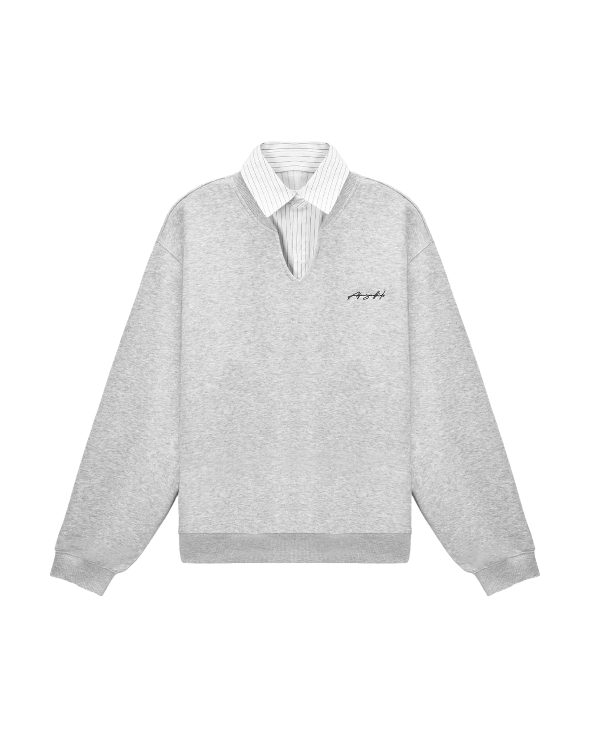 (AFGK) Layered Collar Sweatshirt - Image 5