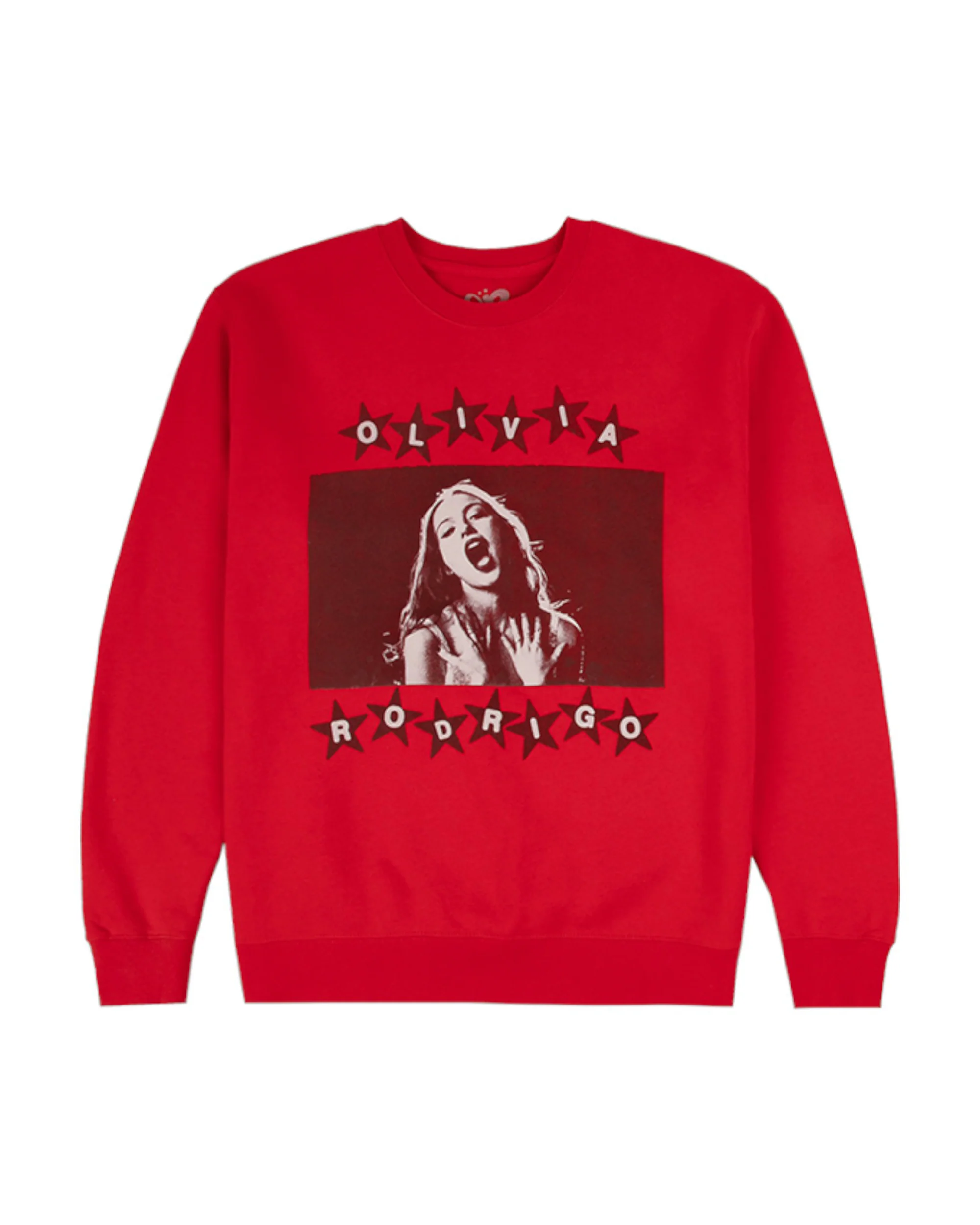 all-american red photo crewneck