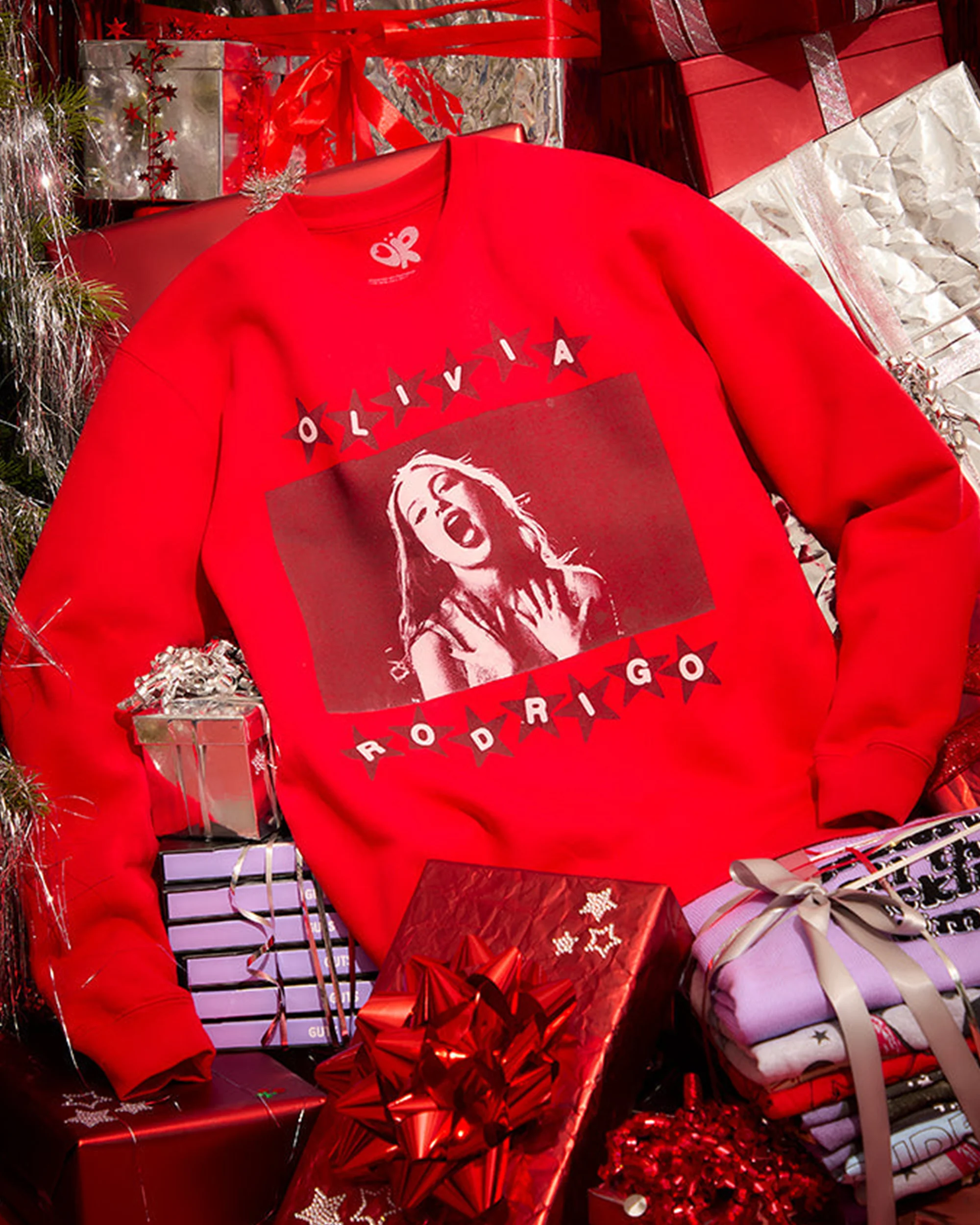 all-american red photo crewneck - Image 3