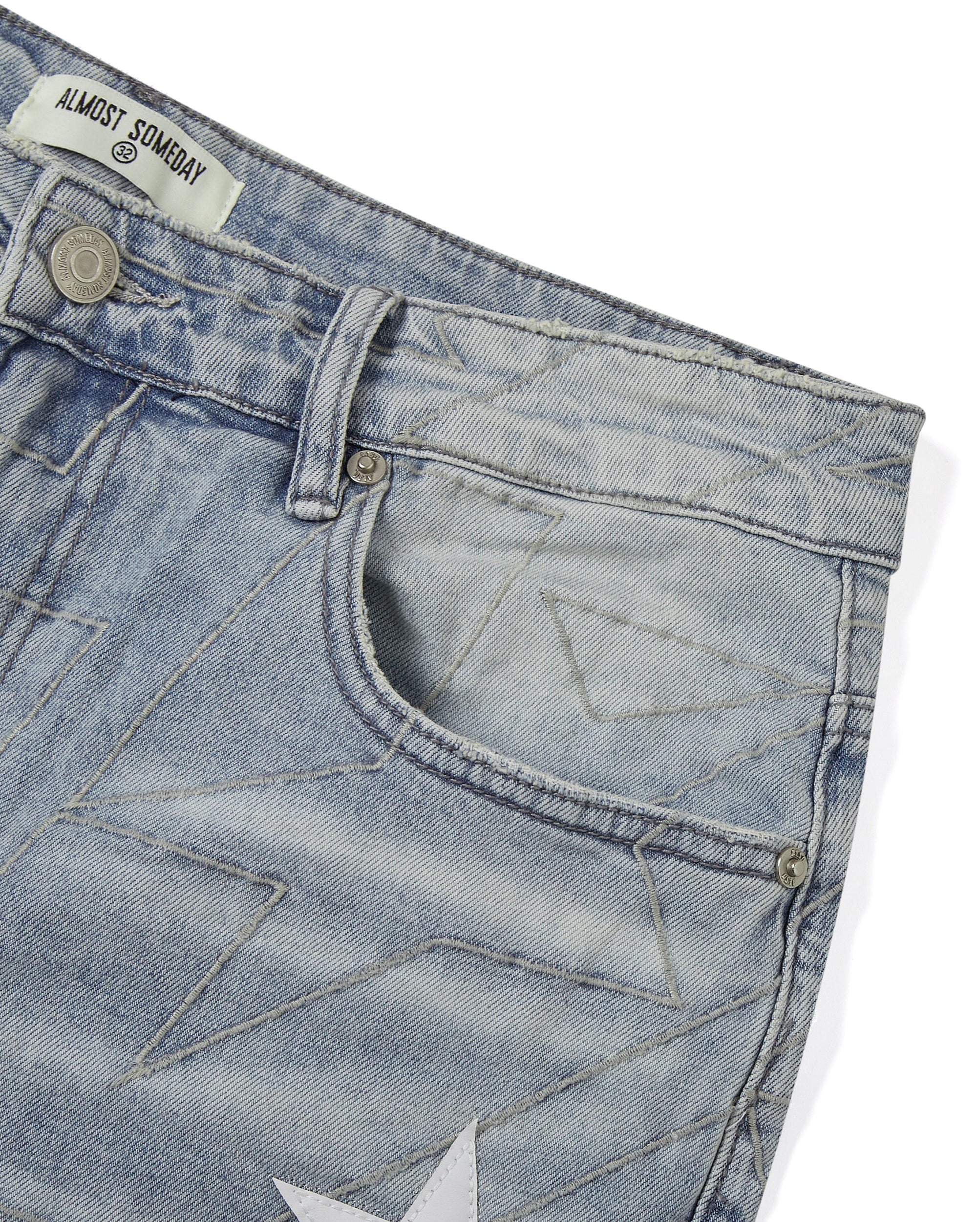 All-Star Denim Jorts (Washed Blue) - Image 6