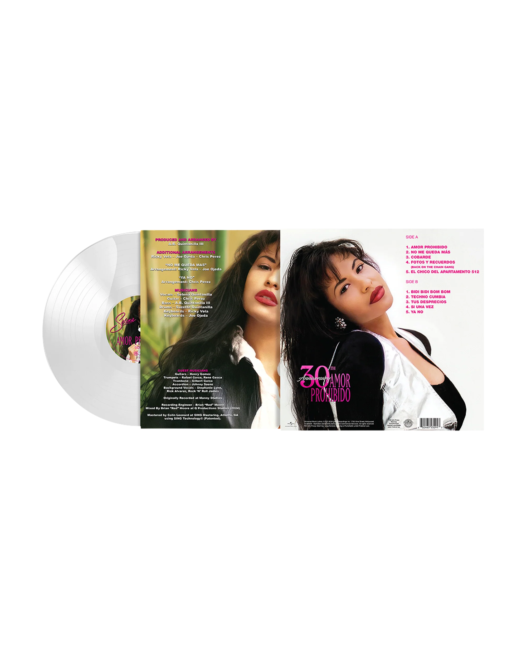 Amor Prohibido Vinyl - 30th Anniversary Edition Clear 1LP - Image 2