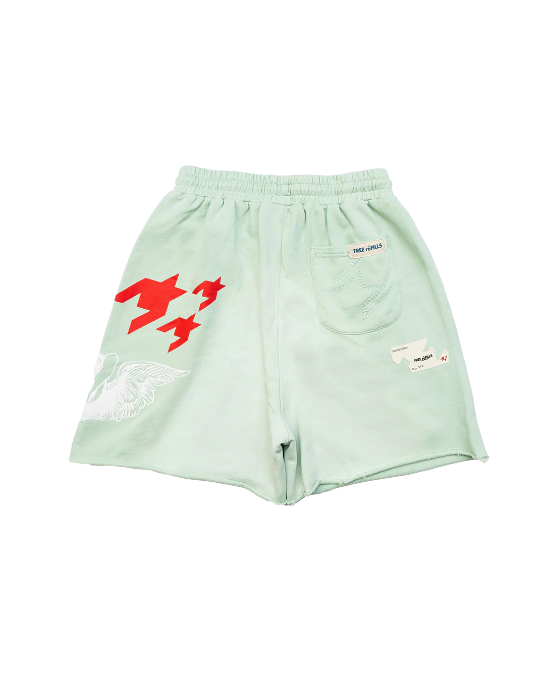 Angeles Terry Shorts - Sun Fade Sage - Image 2