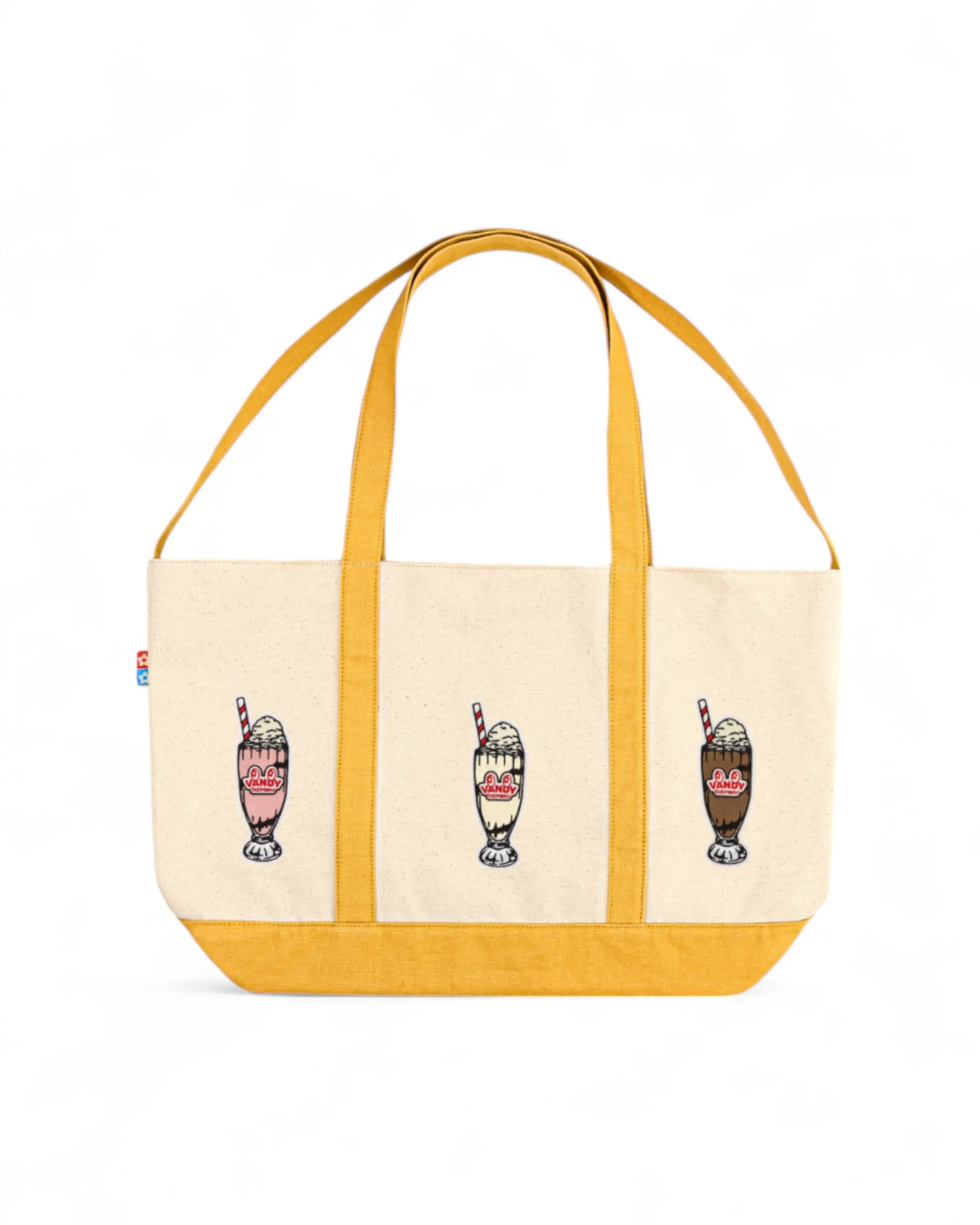 ASICS X VANDY X ATMOS MILKSHAKES TOTE BAG BEIGE