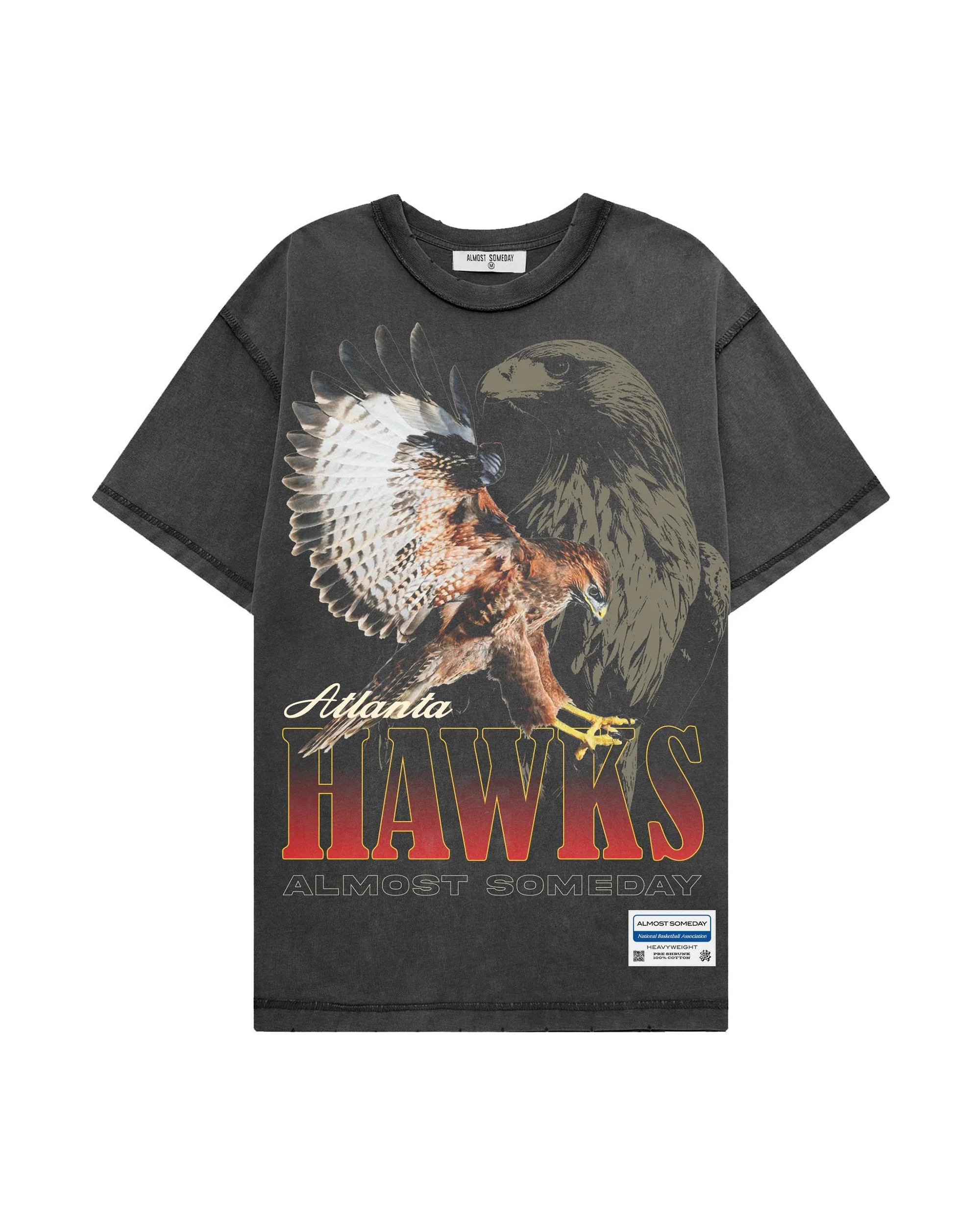 Atlanta Hawks Tee (Vintage Black)