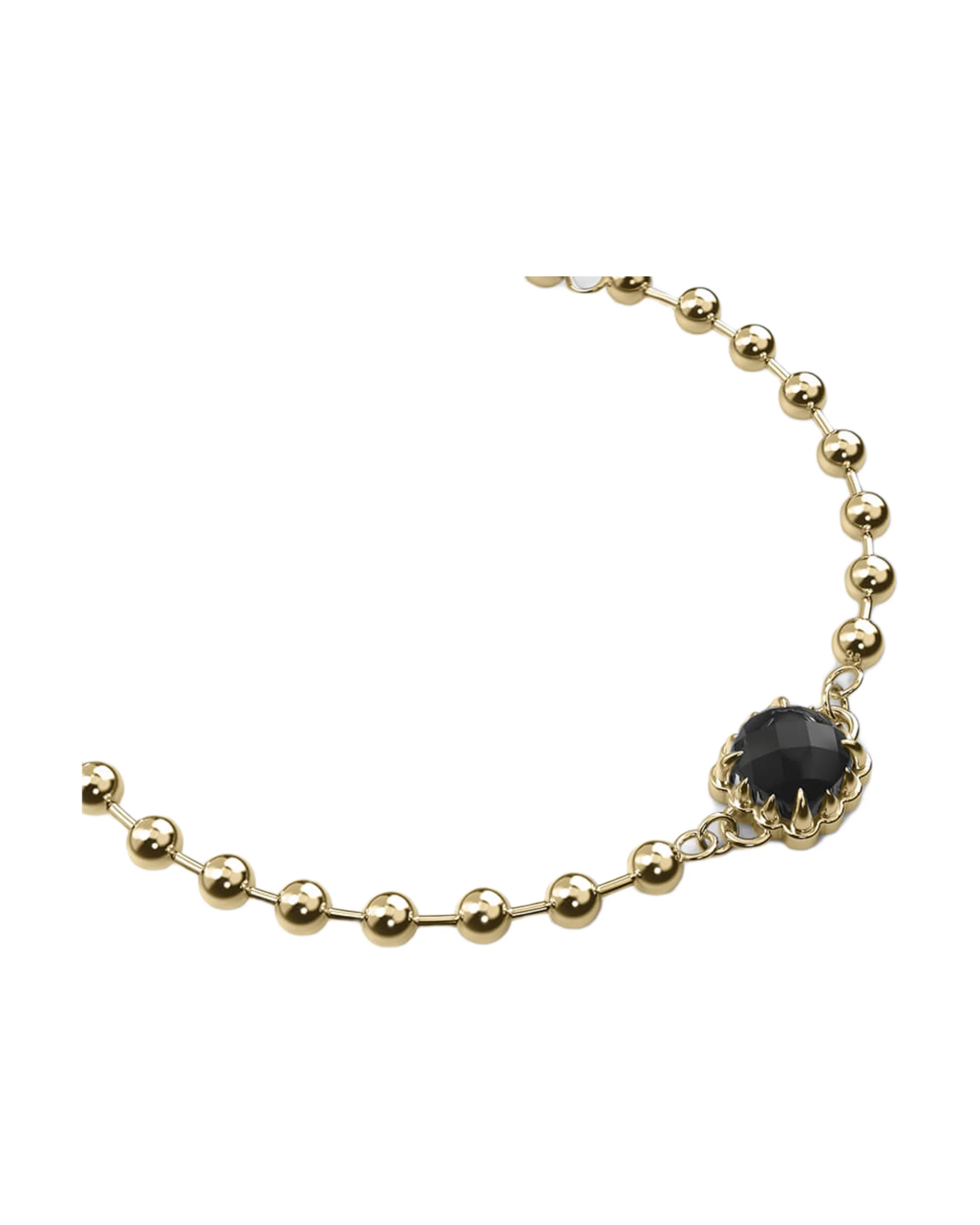 BABY CLAW BALL CHAIN BRACELET - GOLD PLATED - Image 3