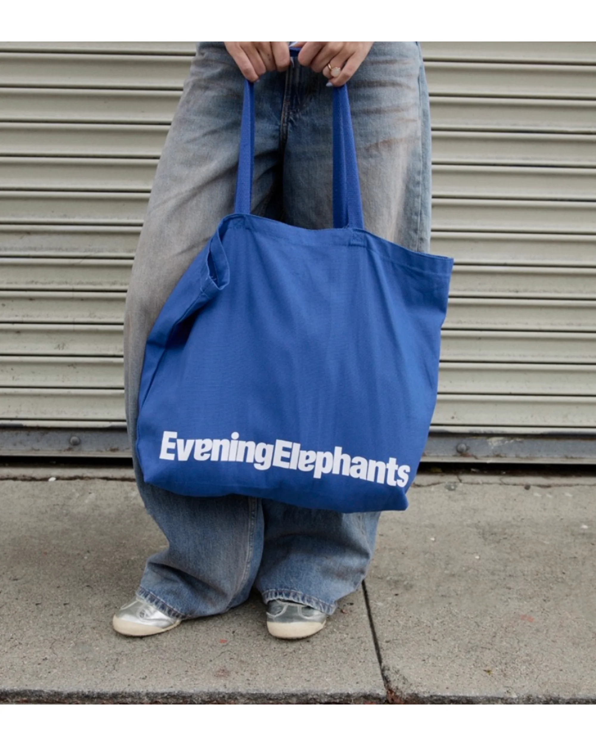 Baby Watch Your Back Blue Tote - Image 5