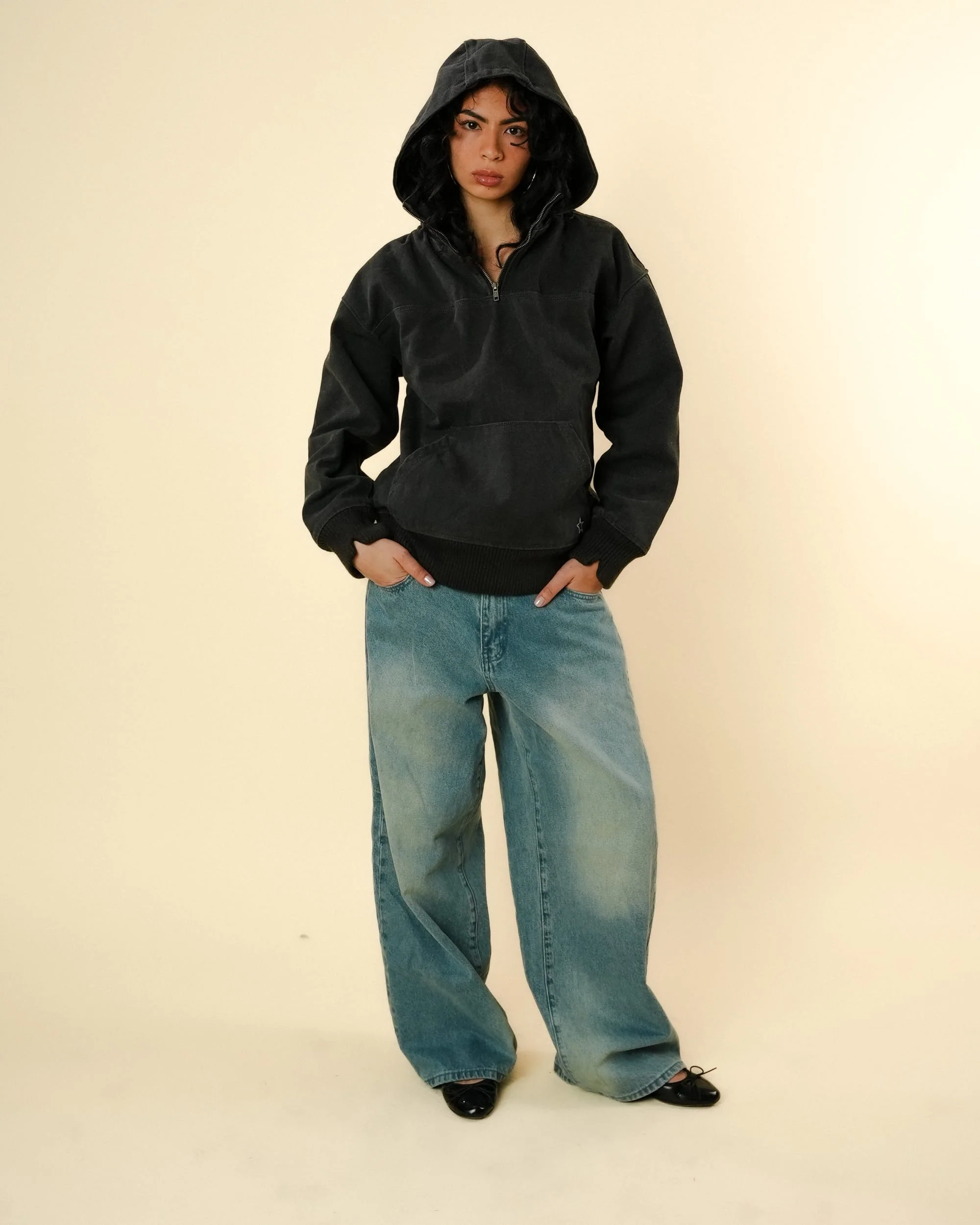 BAGGY TINTED DENIM - LIGHT WASH - Image 2