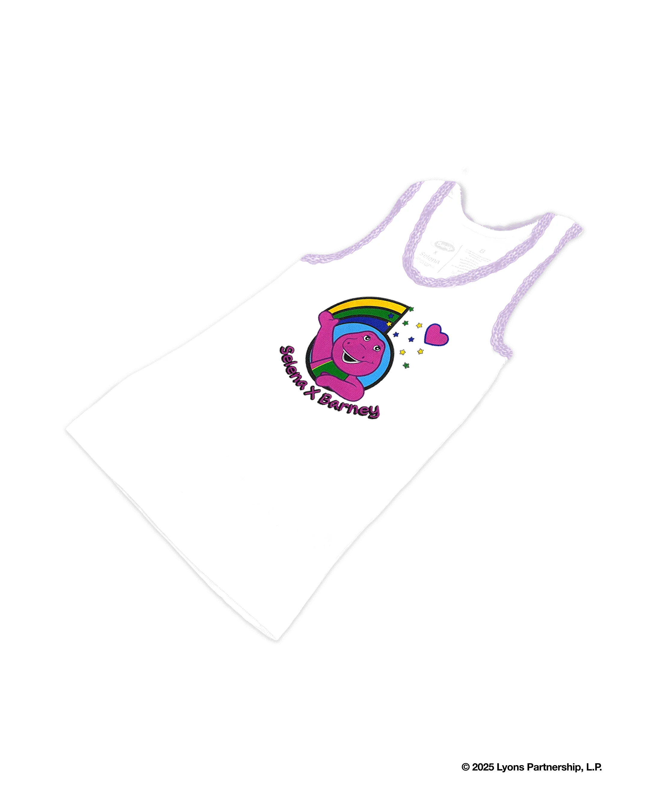Barney x Selena Rainbow Tank Top - Image 3
