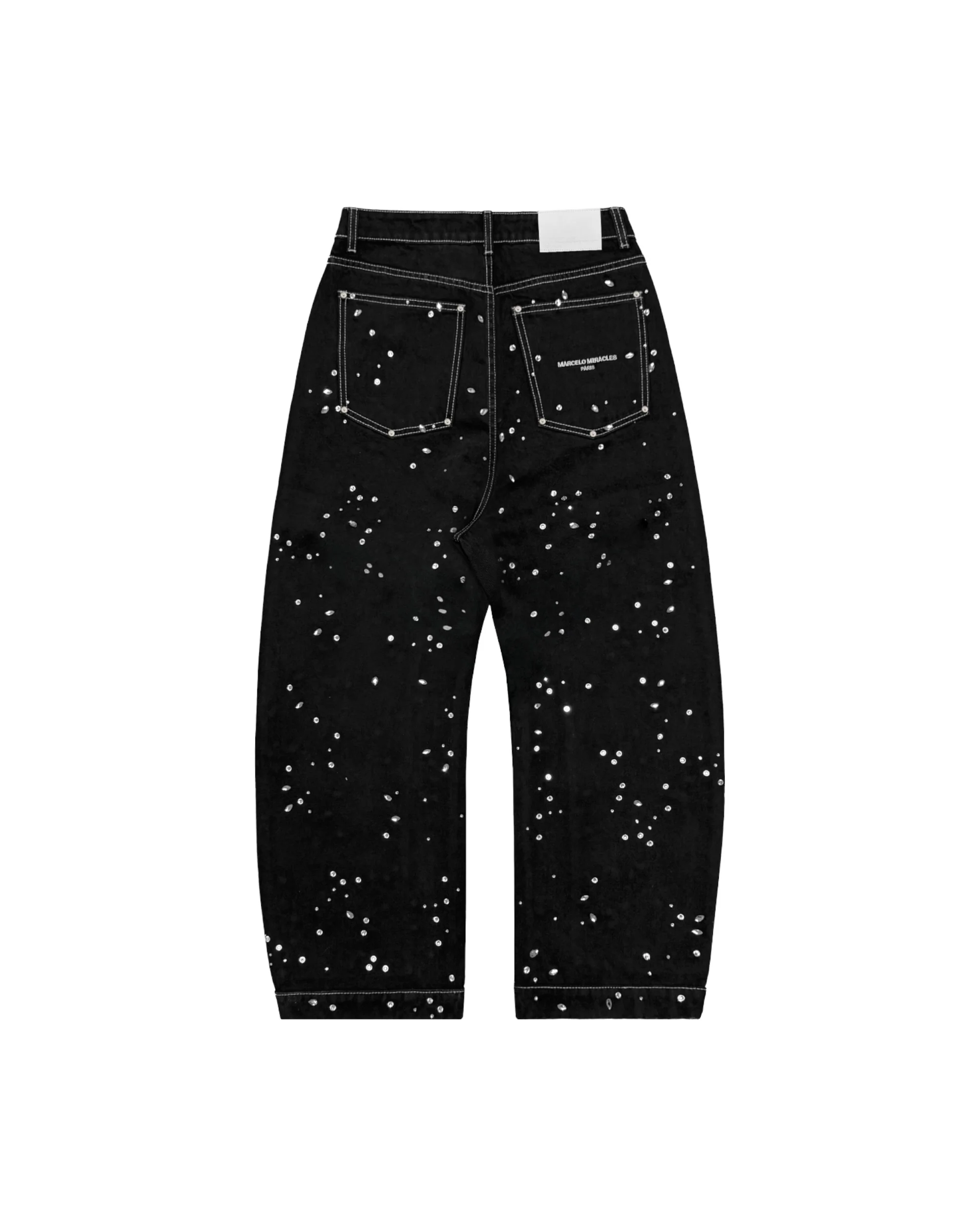 BARREL CRYSTAL DENIM in BLACK - Image 2