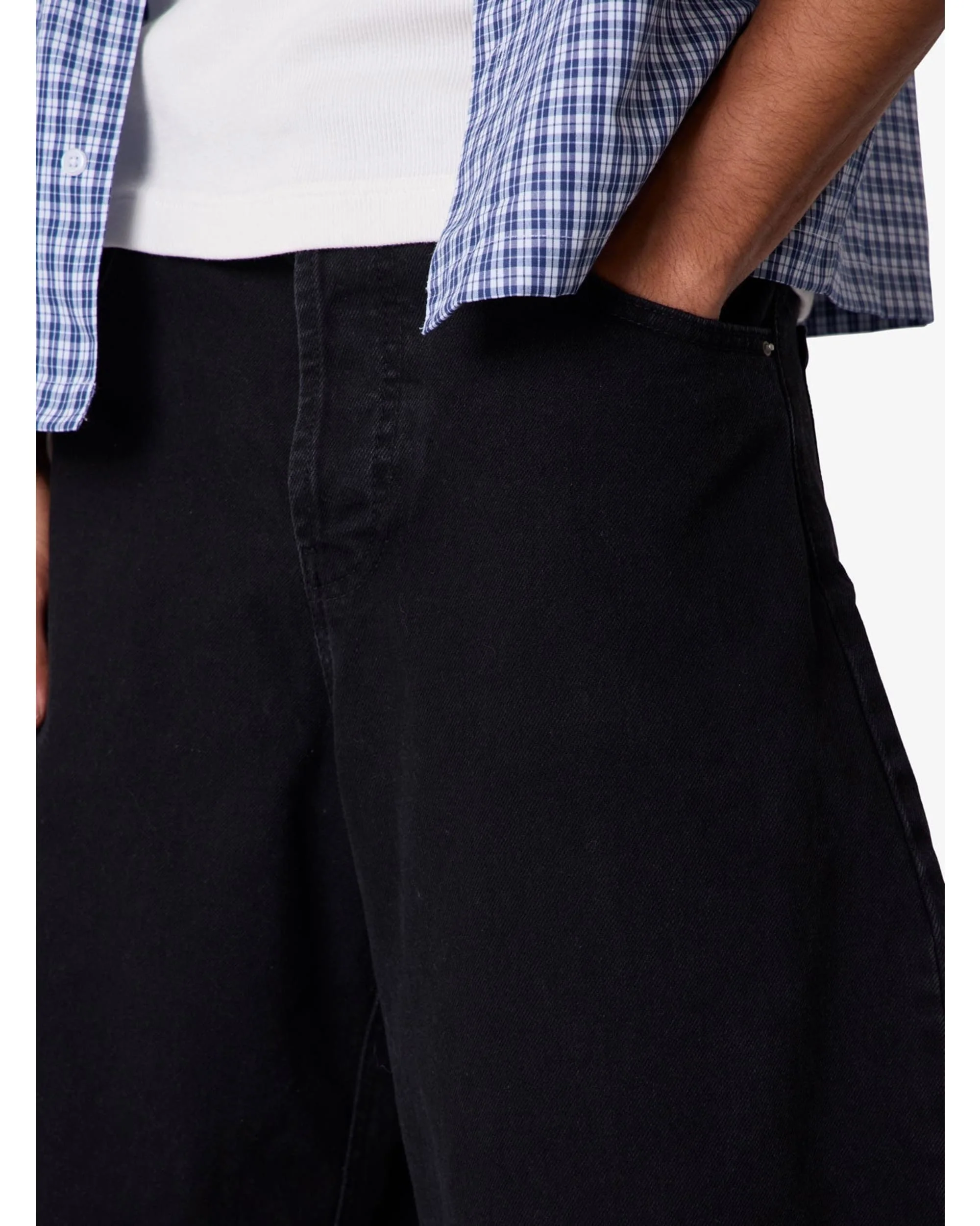 Barrel Denim - Washed Black - Image 3