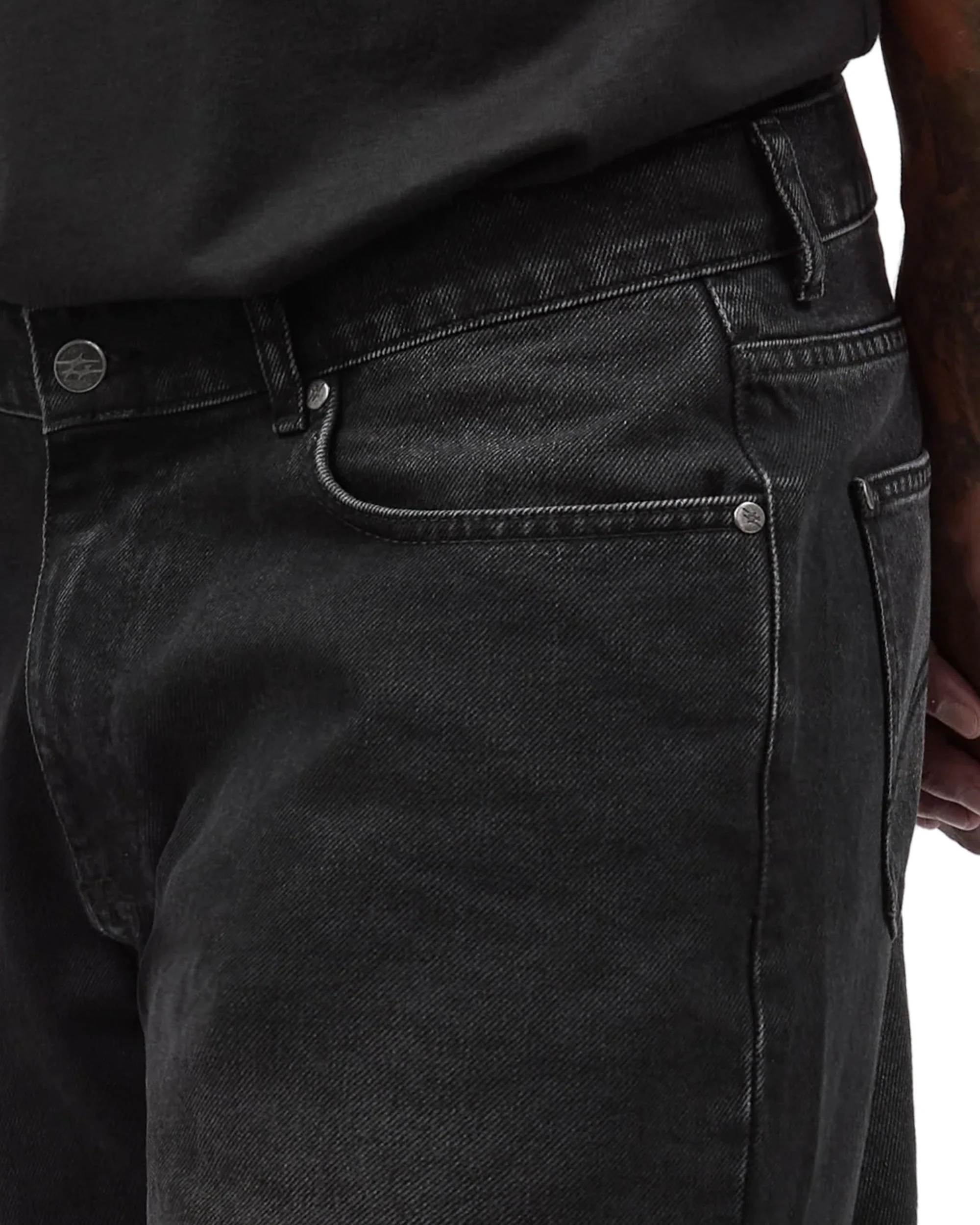 BASIC DENIM WASHED BLACK - Image 7