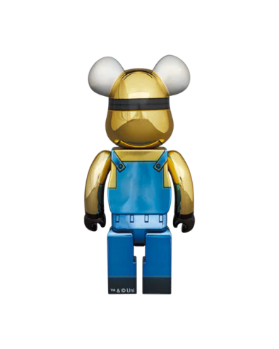 BE@RBRICK Dave Chrome Ver. 100% & 400％ set - Image 2