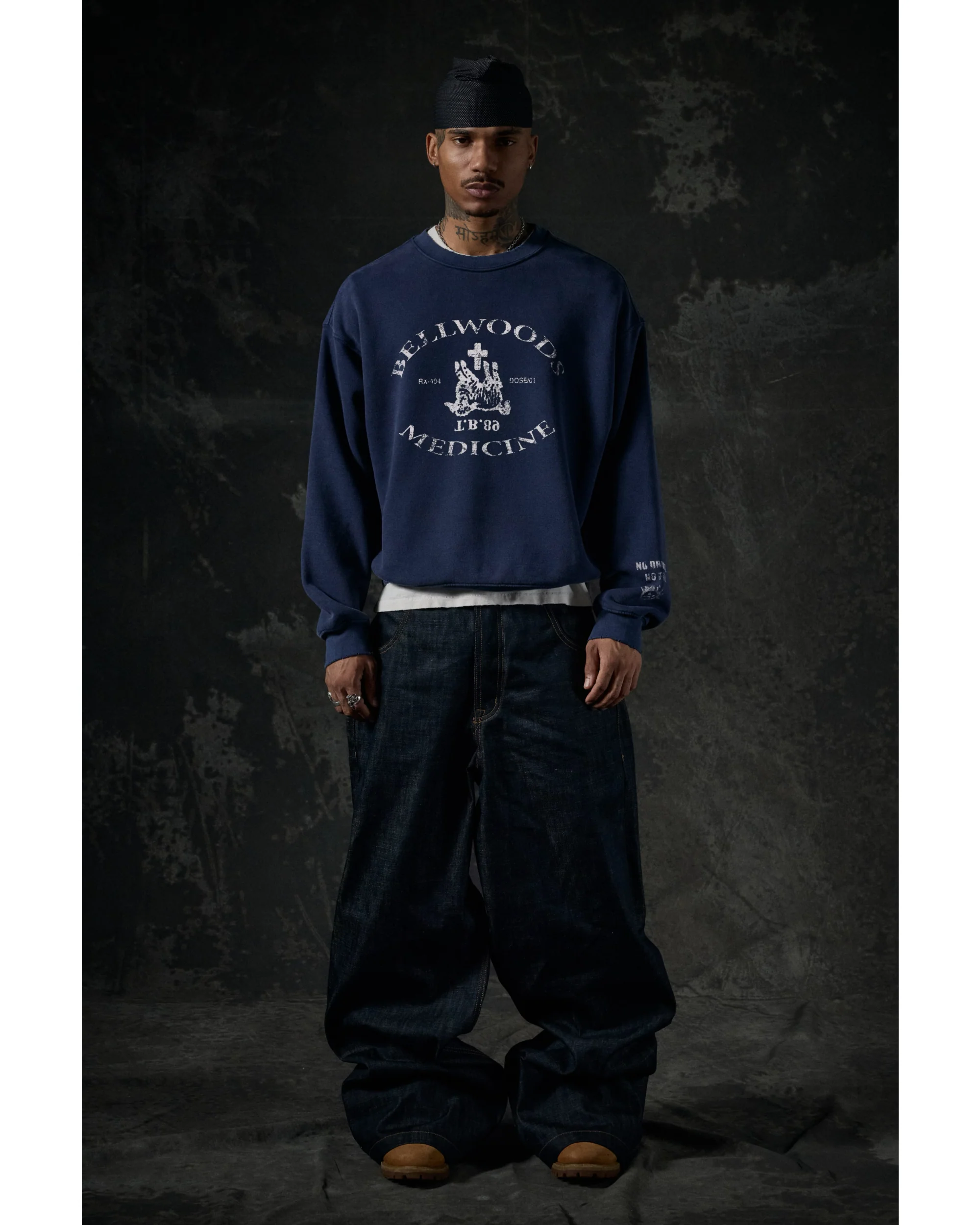 Bellwoods Medicine Crewneck - Vintage Navy - Image 3